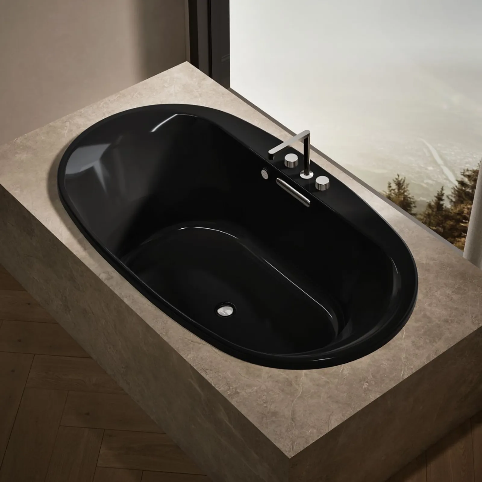 71-1/2" x 41-1/2" drop-in Heated BubbleMassage™ air bath with Bask® heated surface^Kohler Online