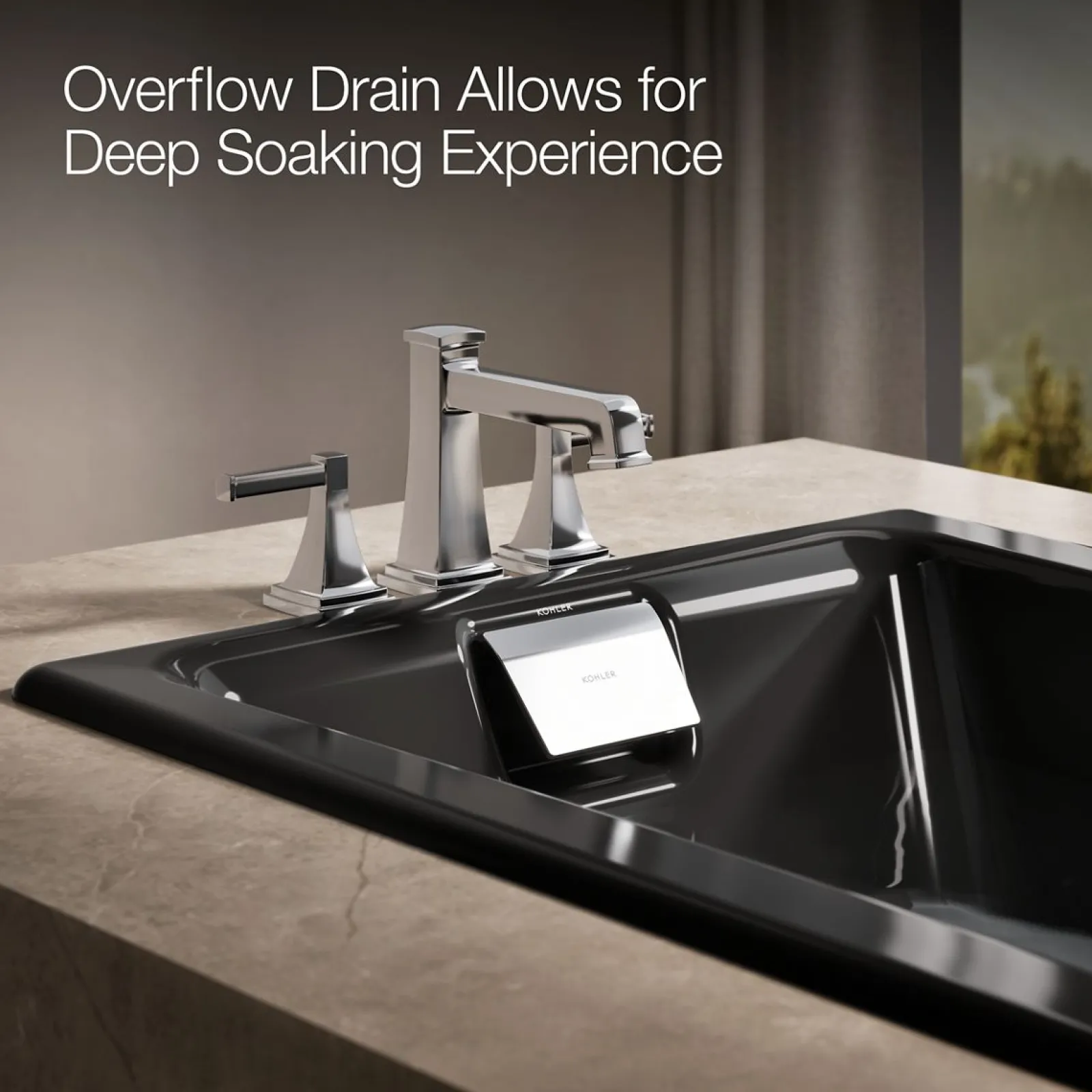 60" x 32" drop-in Heated BubbleMassage™ air bath^Kohler