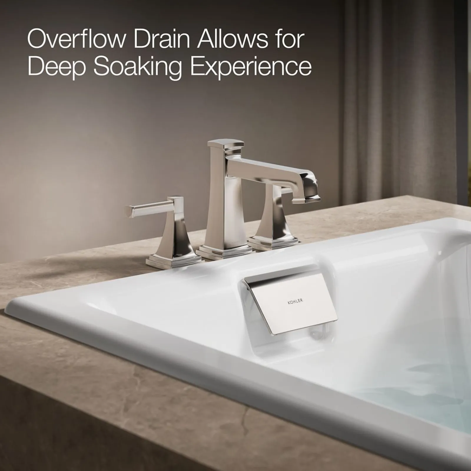 66" x 36" drop-in Heated BubbleMassage™ air bath^Kohler