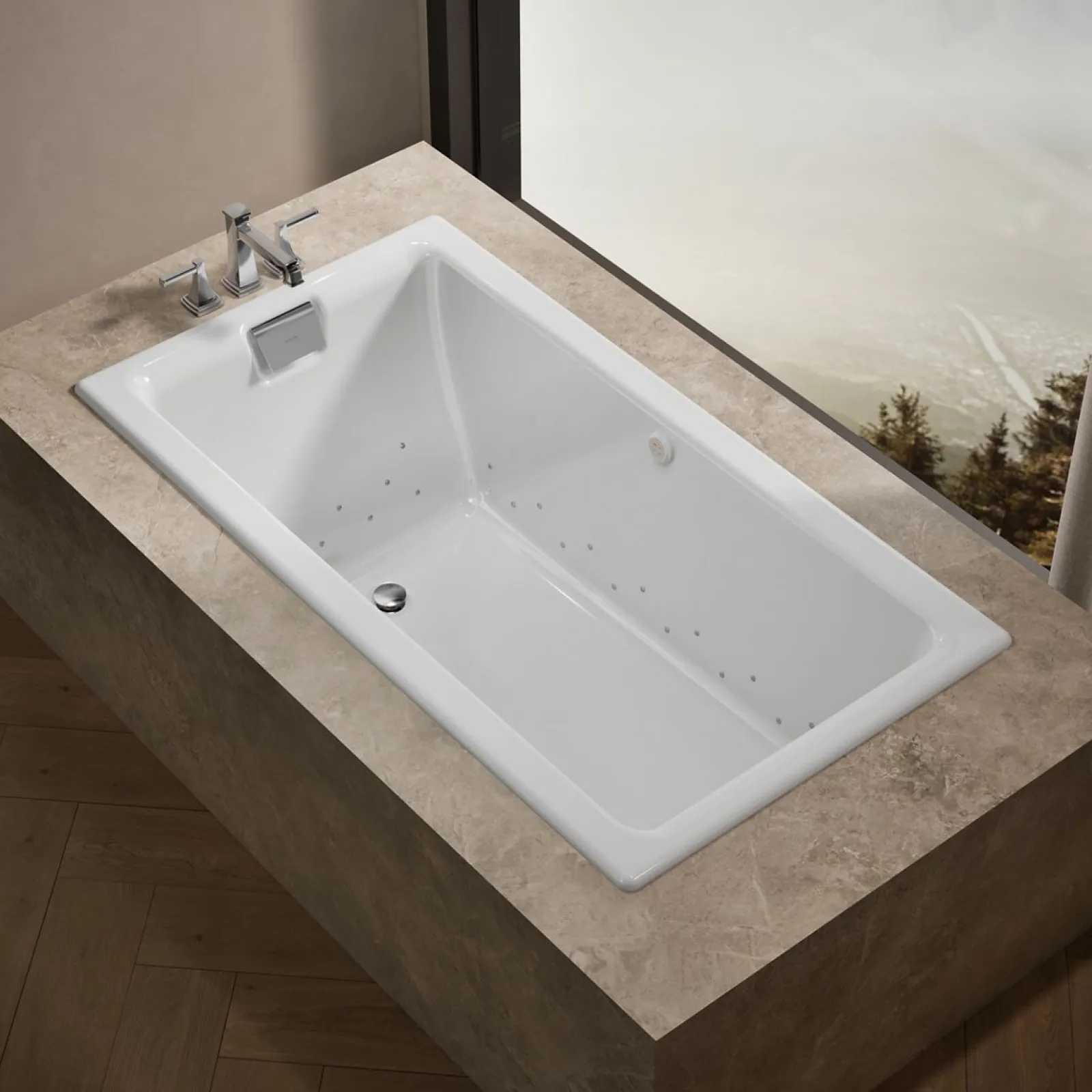 66" x 36" drop-in Heated BubbleMassage™ air bath^Kohler Sale