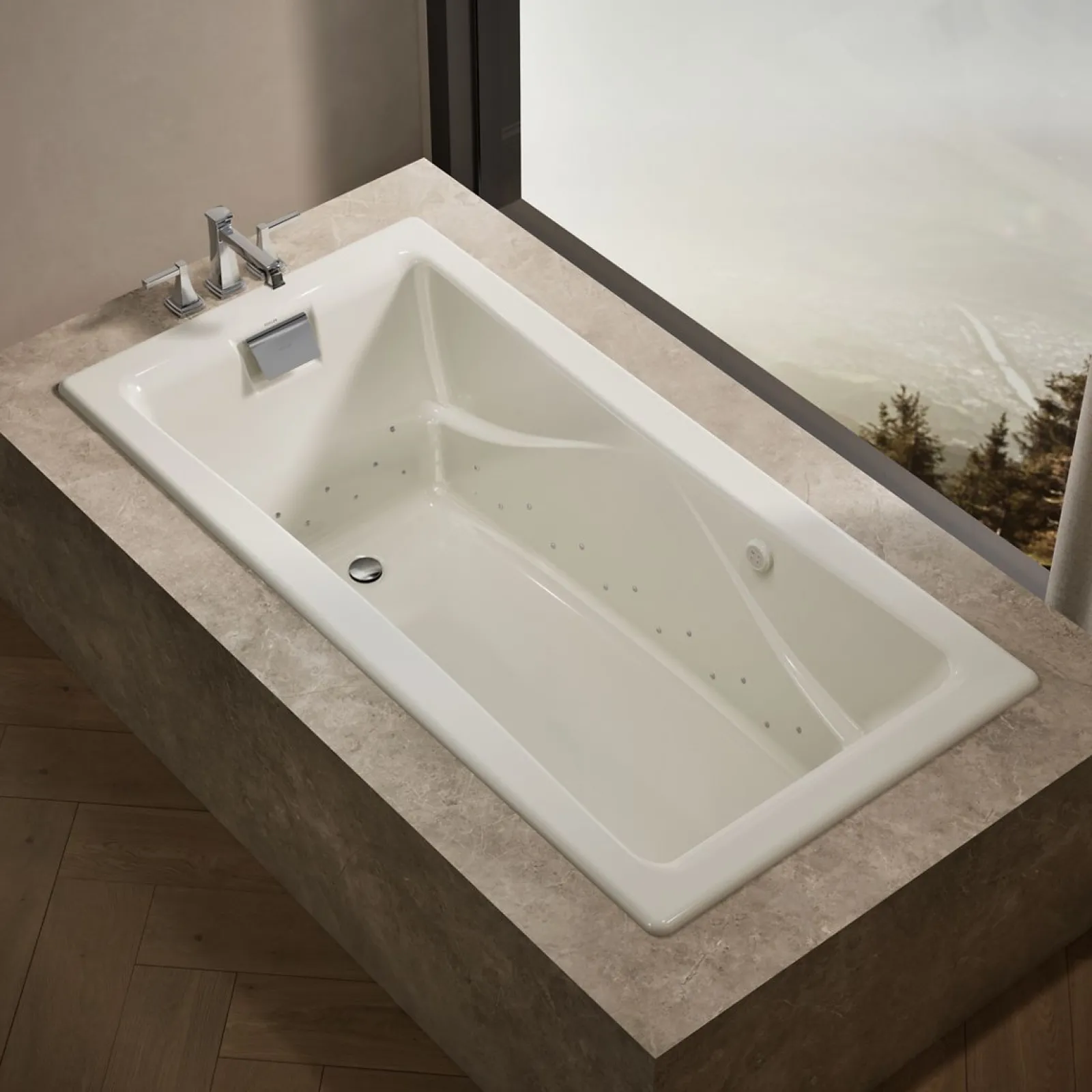 71-3/4" x 36" drop-in Heated BubbleMassage™ air bath^Kohler New