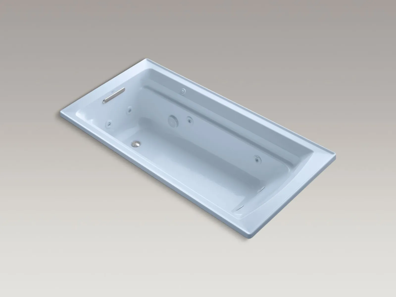 72" x 36" drop-in heated whirlpool bath^Kohler