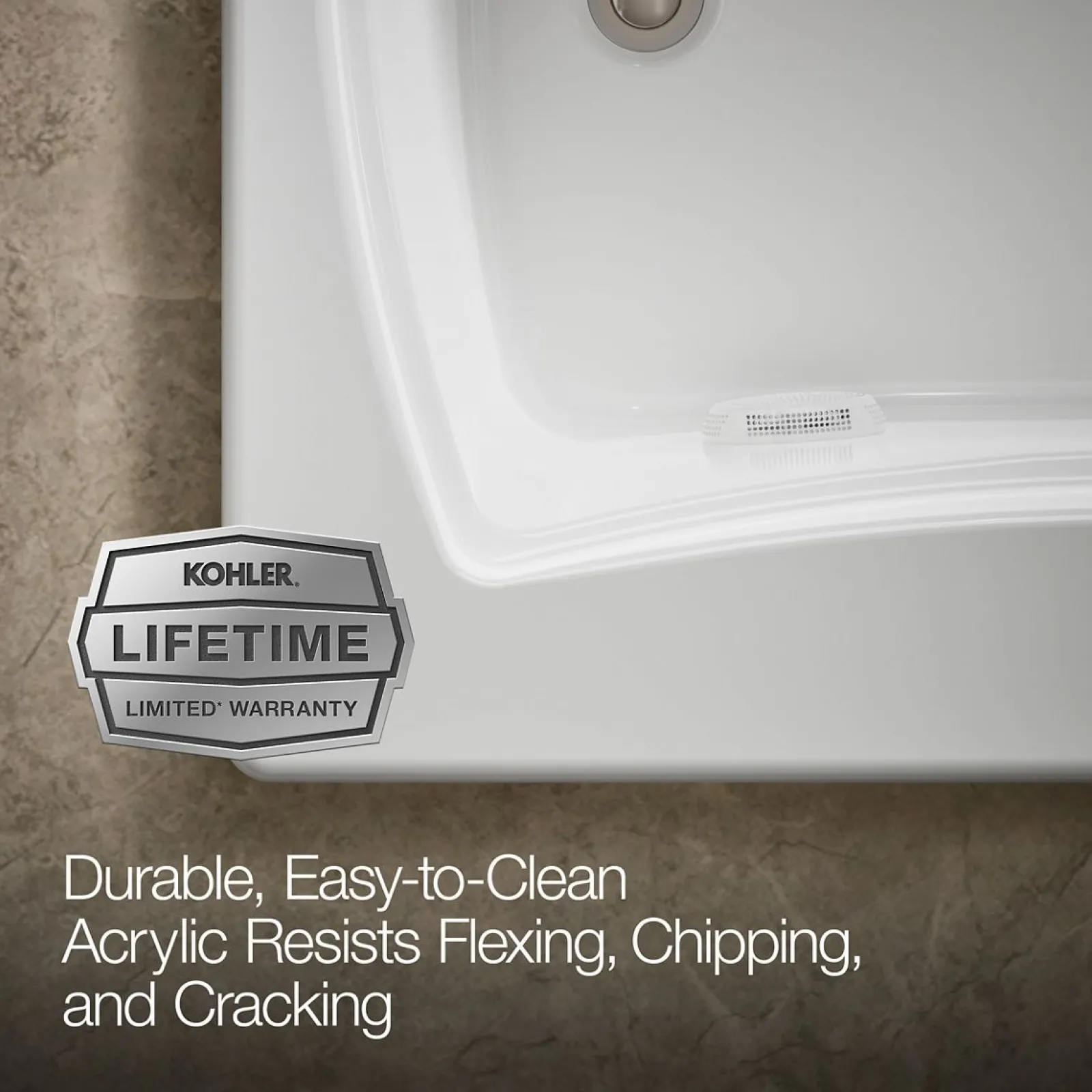 60" x 36" drop-in heated whirlpool bath^Kohler Online