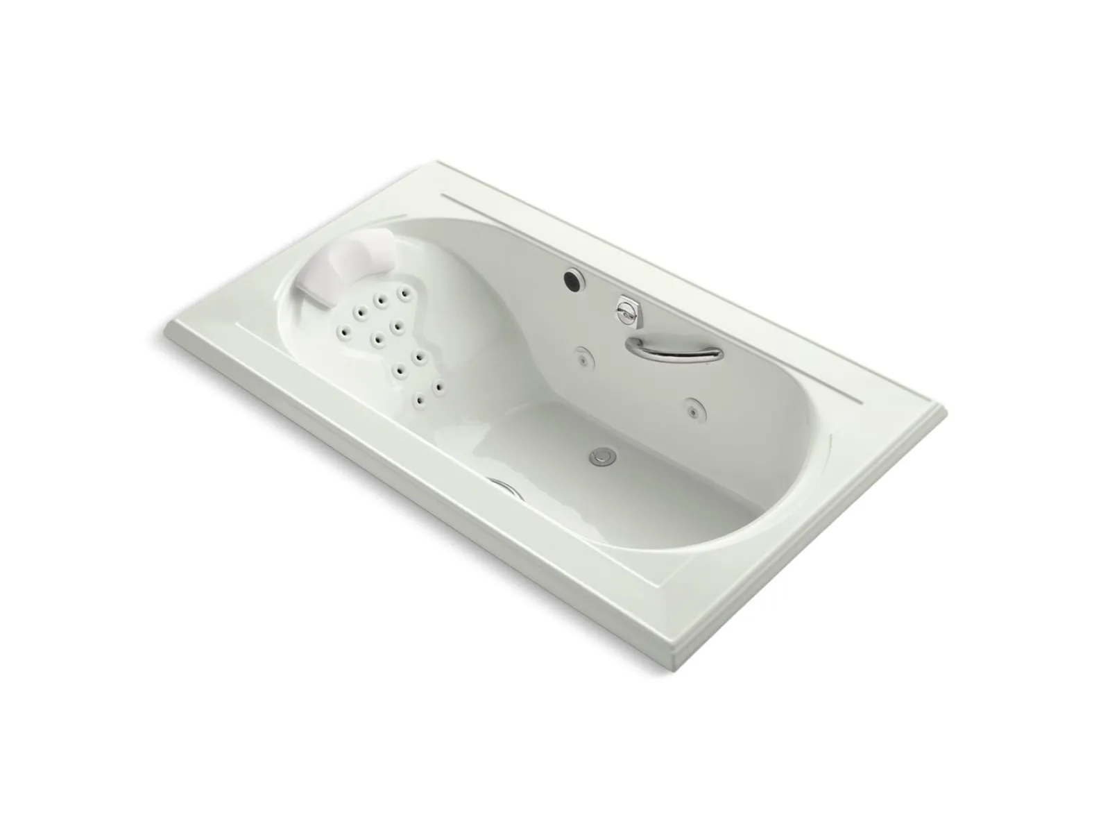 72" x 42" drop-in heated whirlpool bath^Kohler