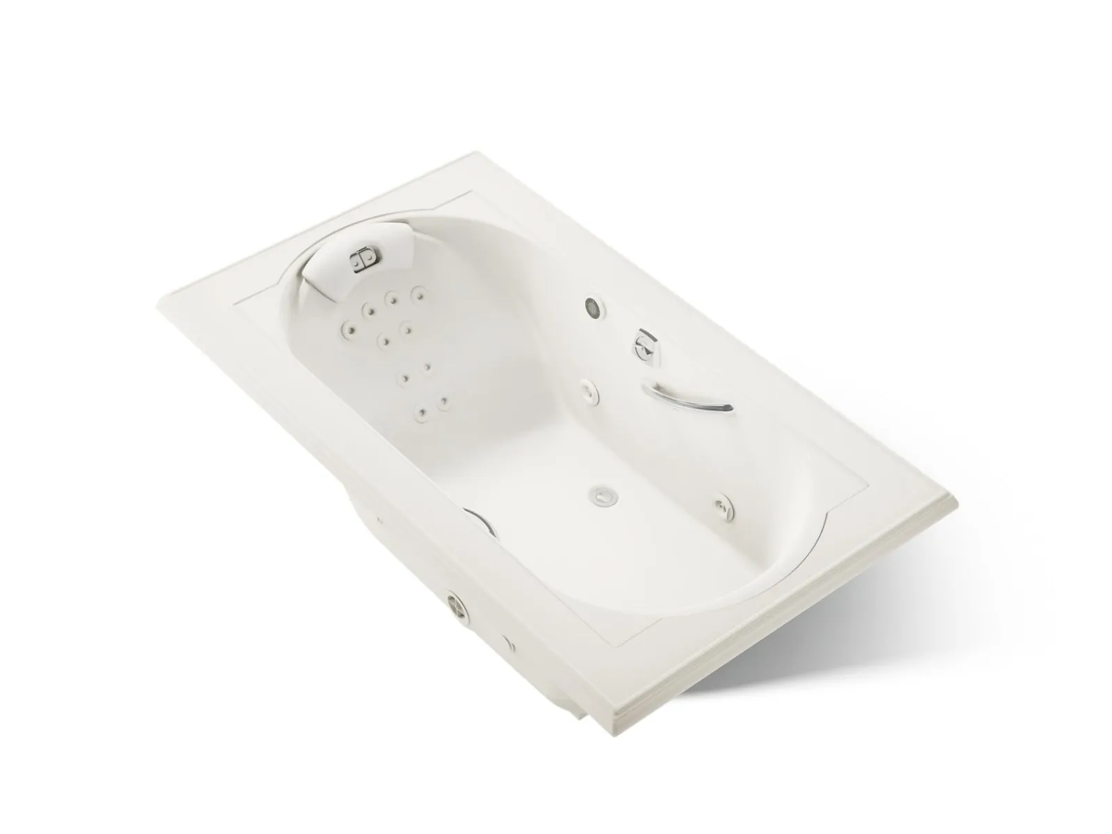 72" x 42" drop-in heated whirlpool bath^Kohler