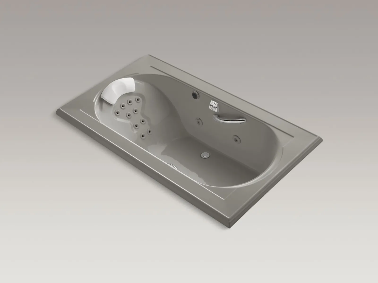 72" x 42" drop-in heated whirlpool bath^Kohler