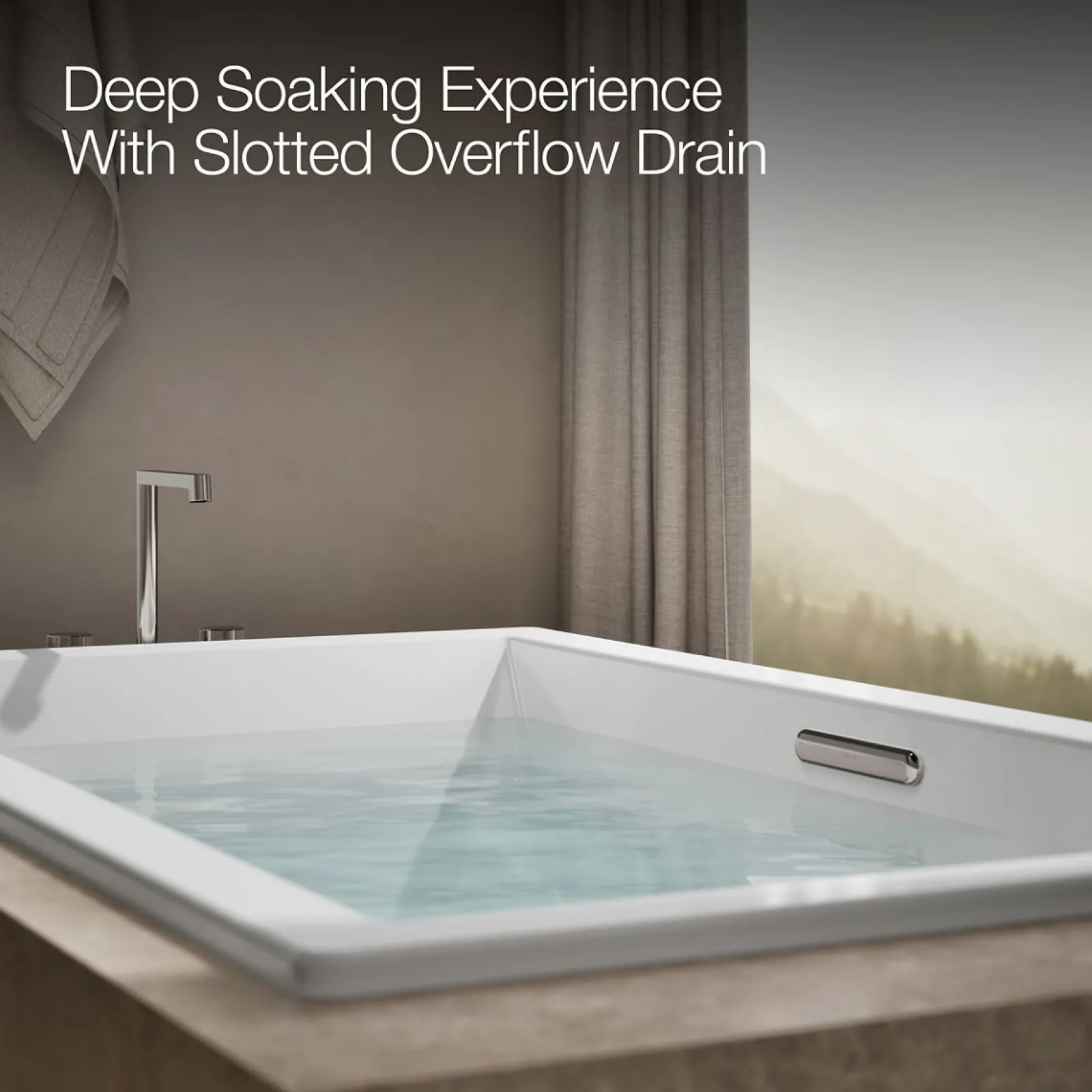 72" x 42" drop-in heated whirlpool bath^Kohler New