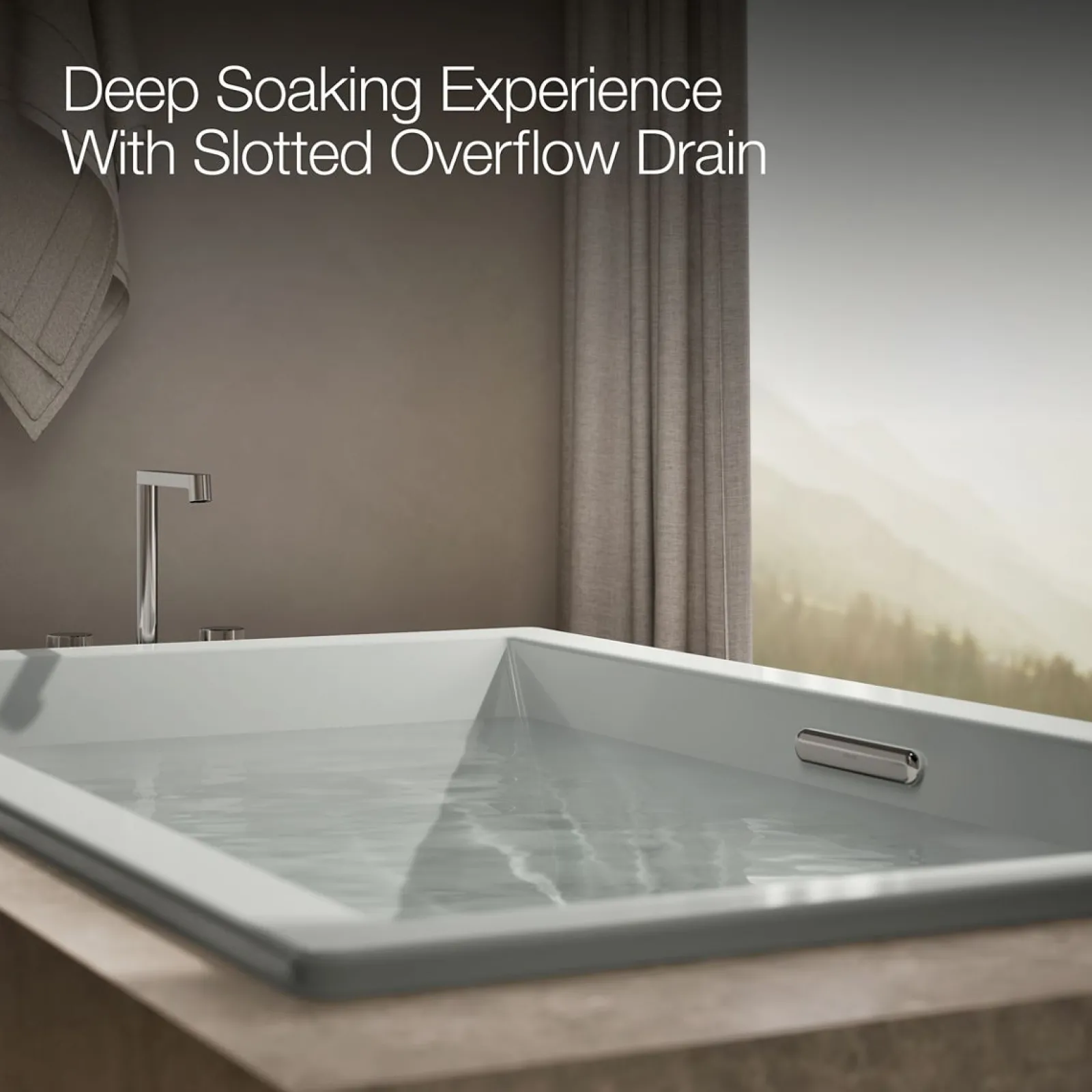 72" x 42" drop-in heated whirlpool bath^Kohler New