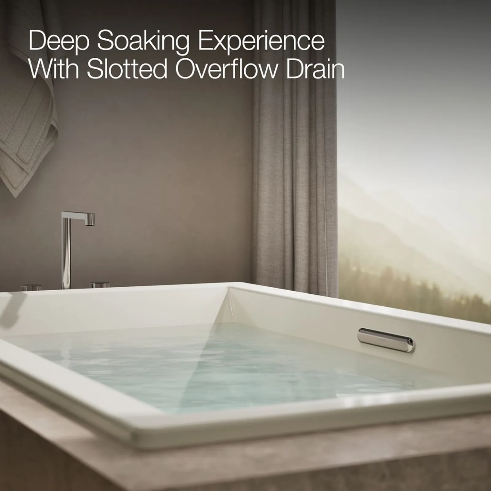 72" x 42" drop-in heated whirlpool bath^Kohler New