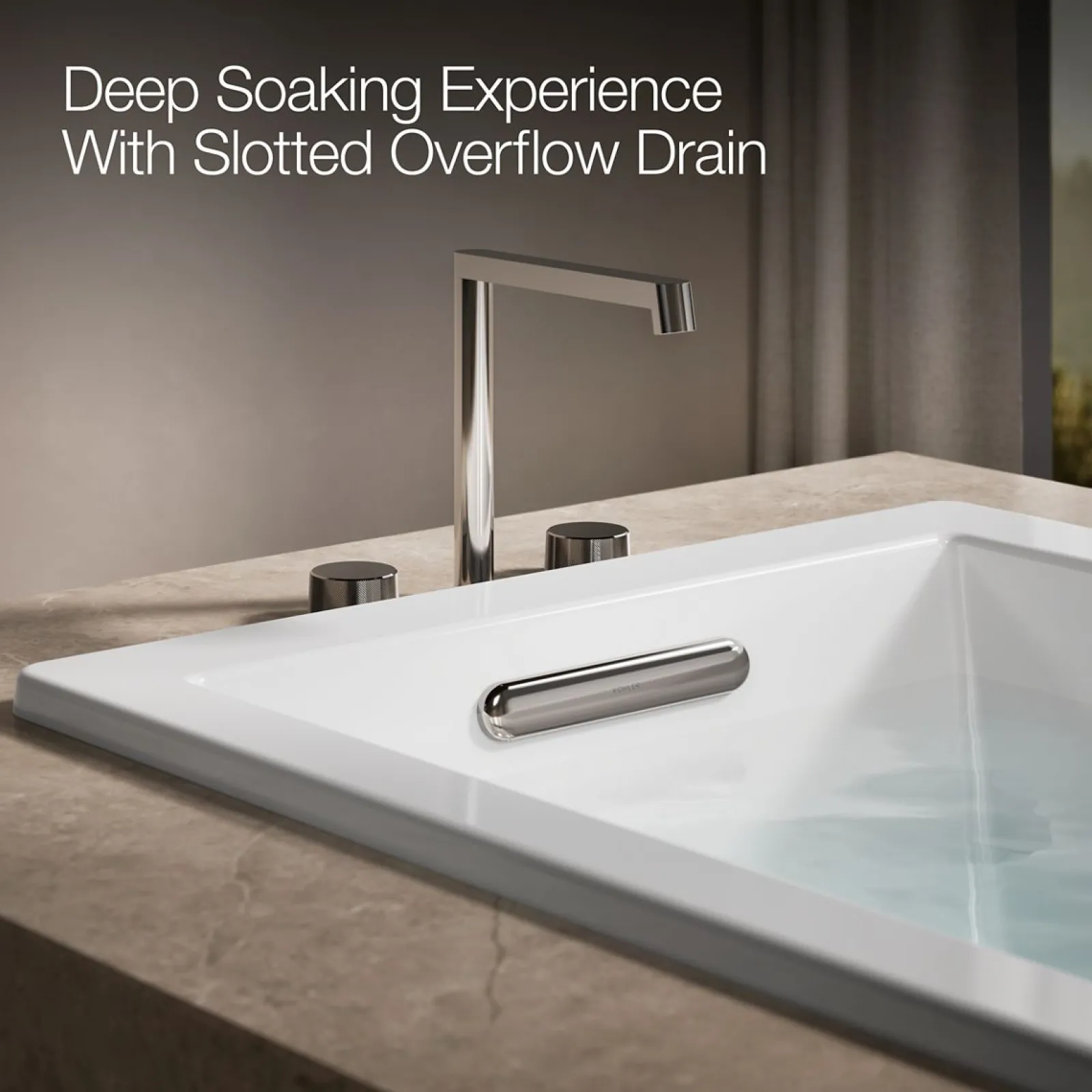 66" x 32" drop-in heated whirlpool bath^Kohler Clearance
