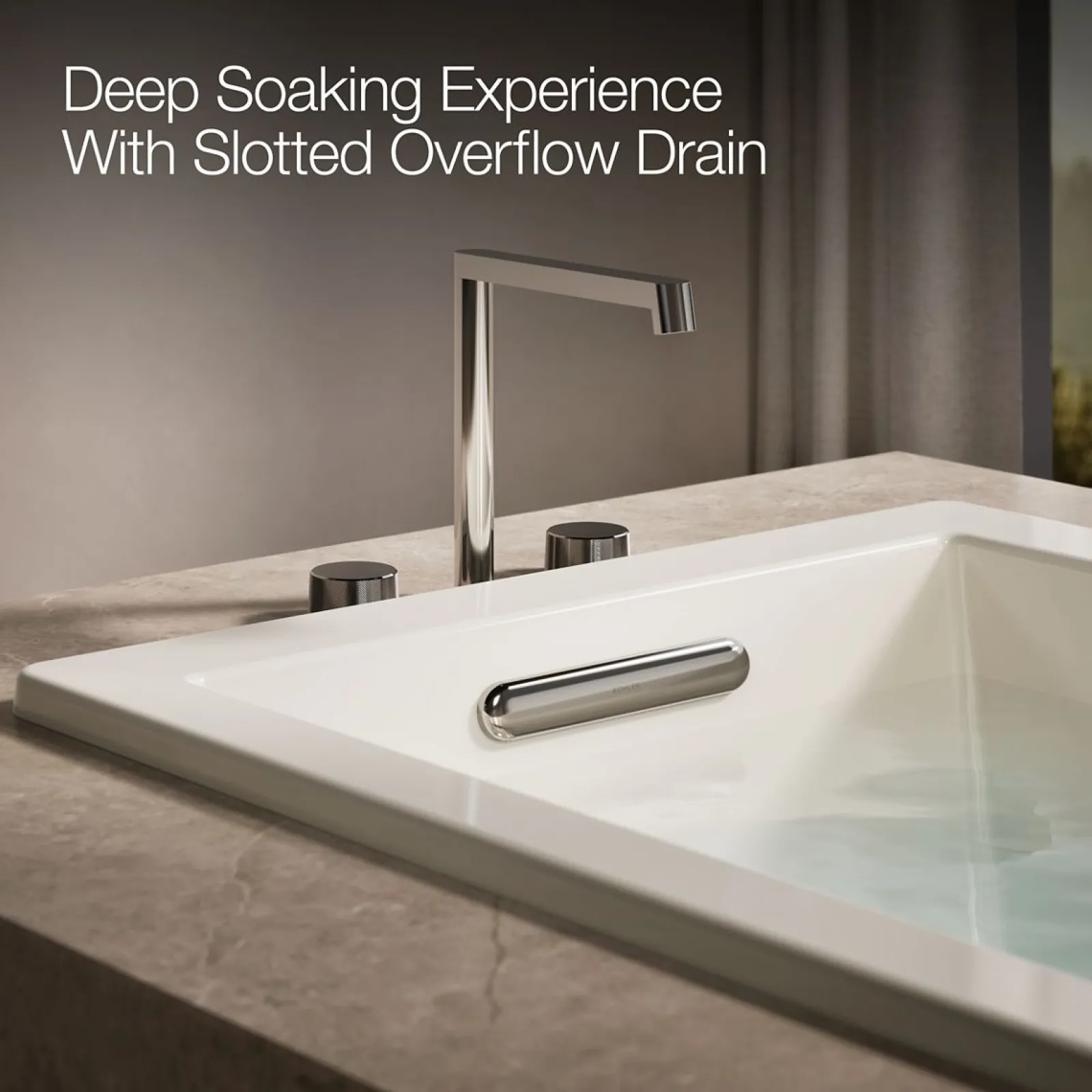 66" x 32" drop-in heated whirlpool bath^Kohler Clearance