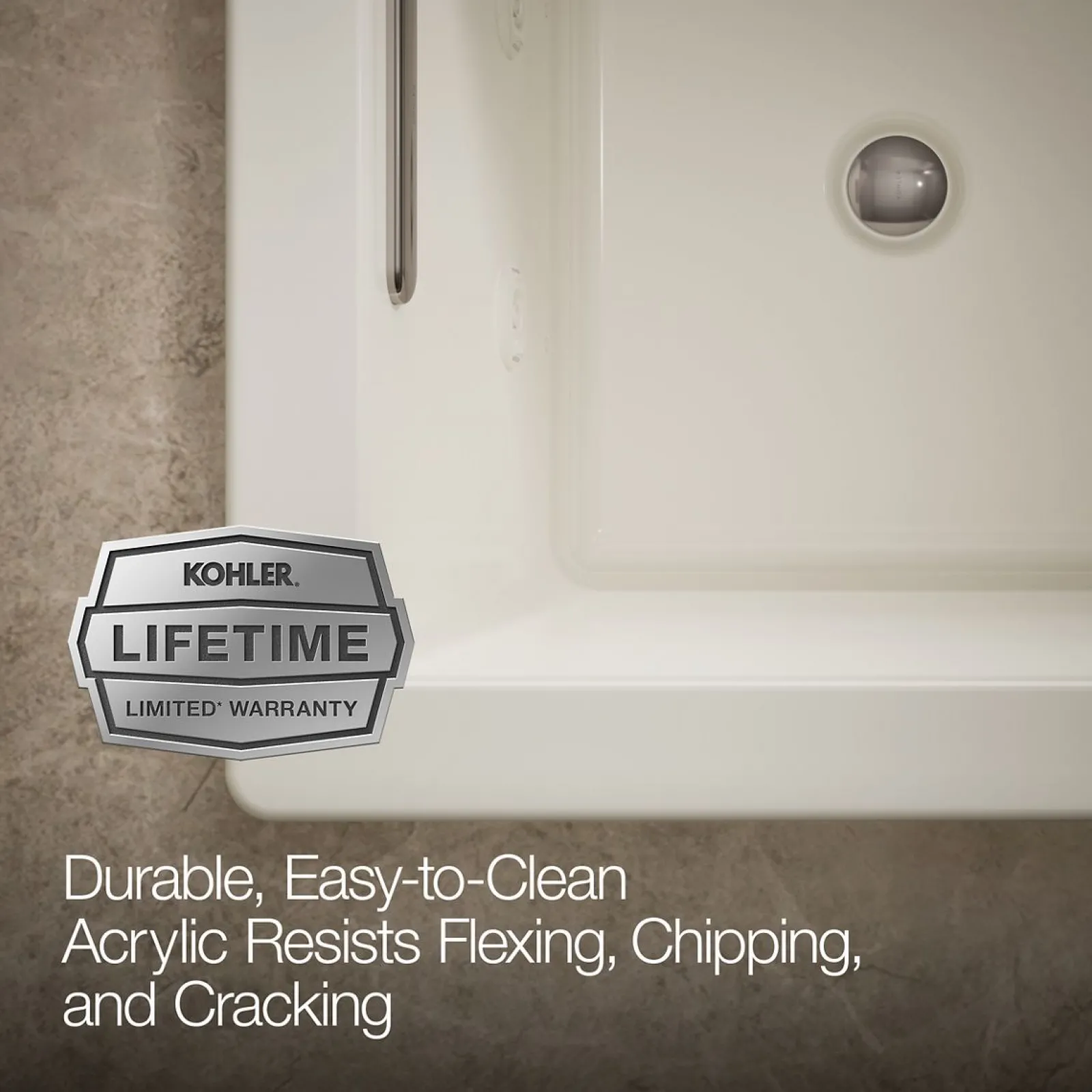 66" x 32" drop-in heated whirlpool bath^Kohler Clearance