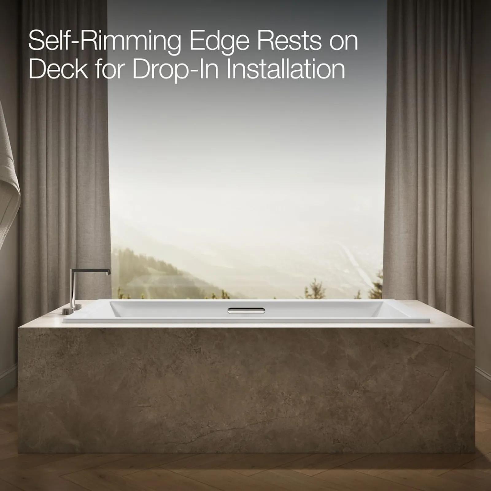 72" x 36" drop-in heated whirlpool bath^Kohler Best