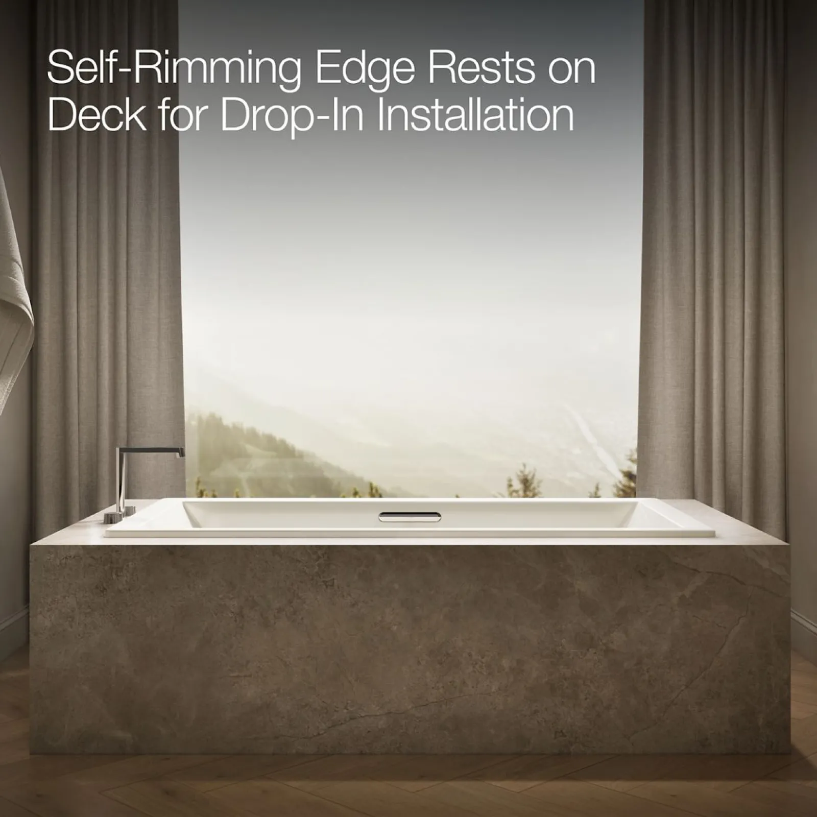 72" x 36" drop-in heated whirlpool bath^Kohler Best