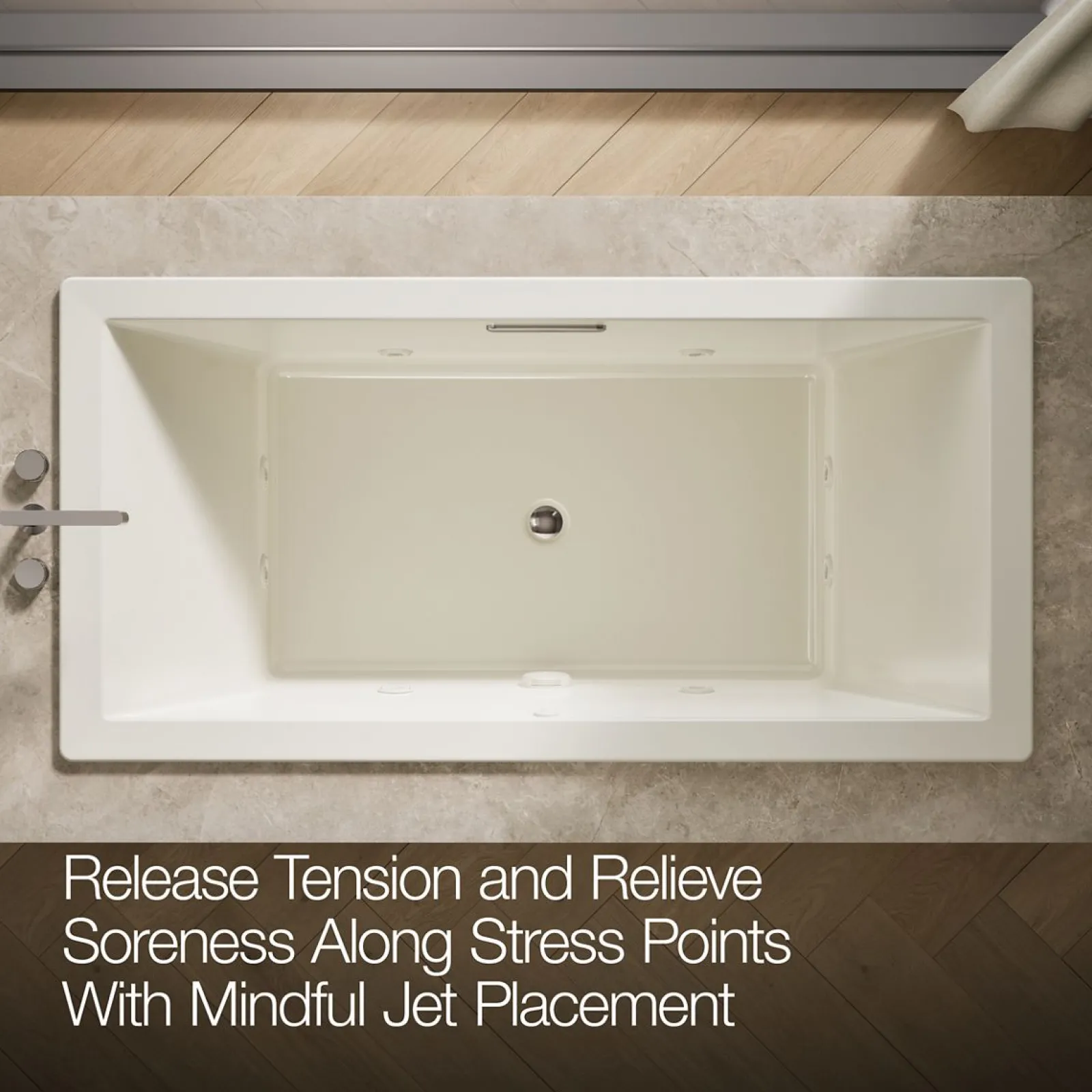 72" x 36" drop-in heated whirlpool bath^Kohler Best
