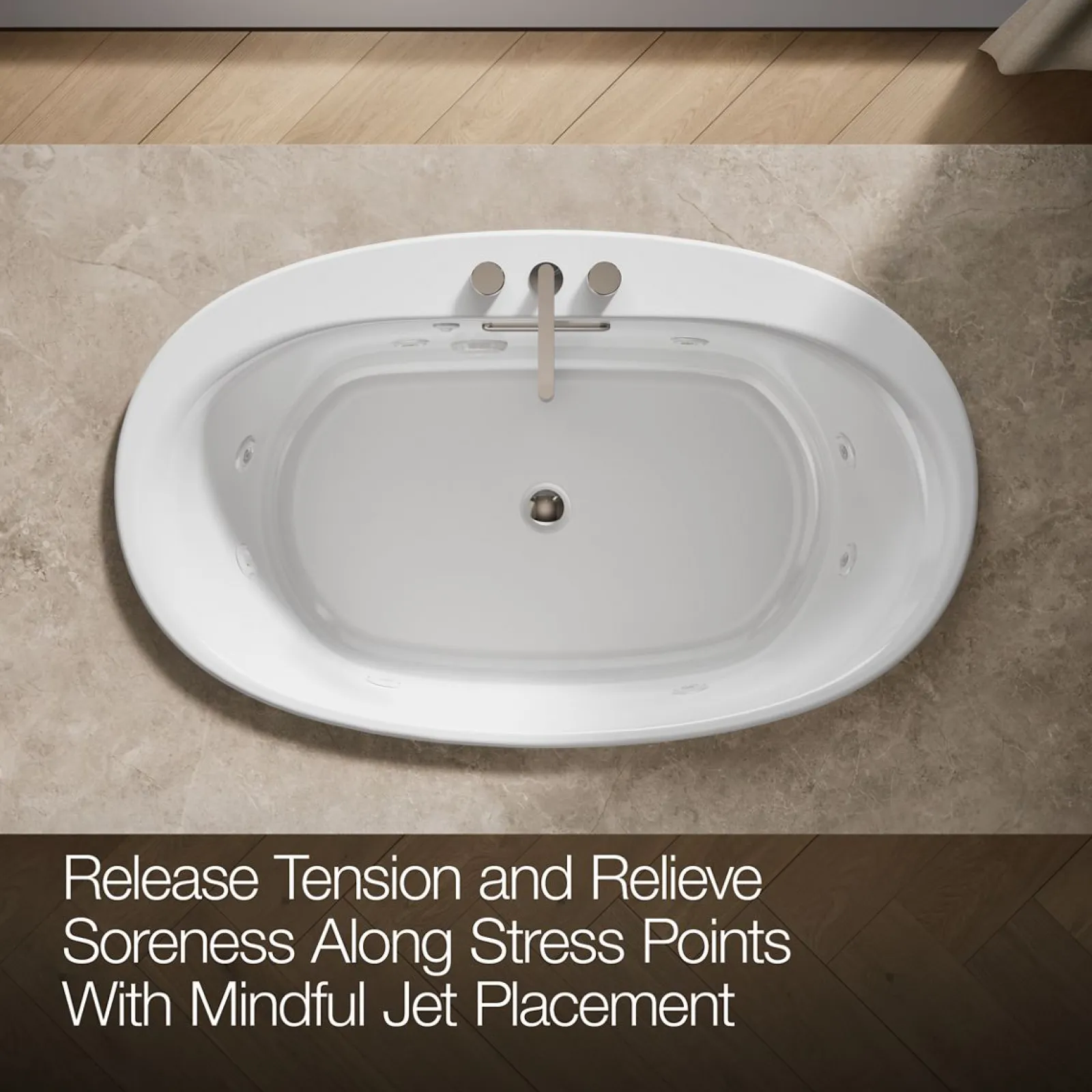 60" x 36" drop-in heated whirlpool bath^Kohler Sale