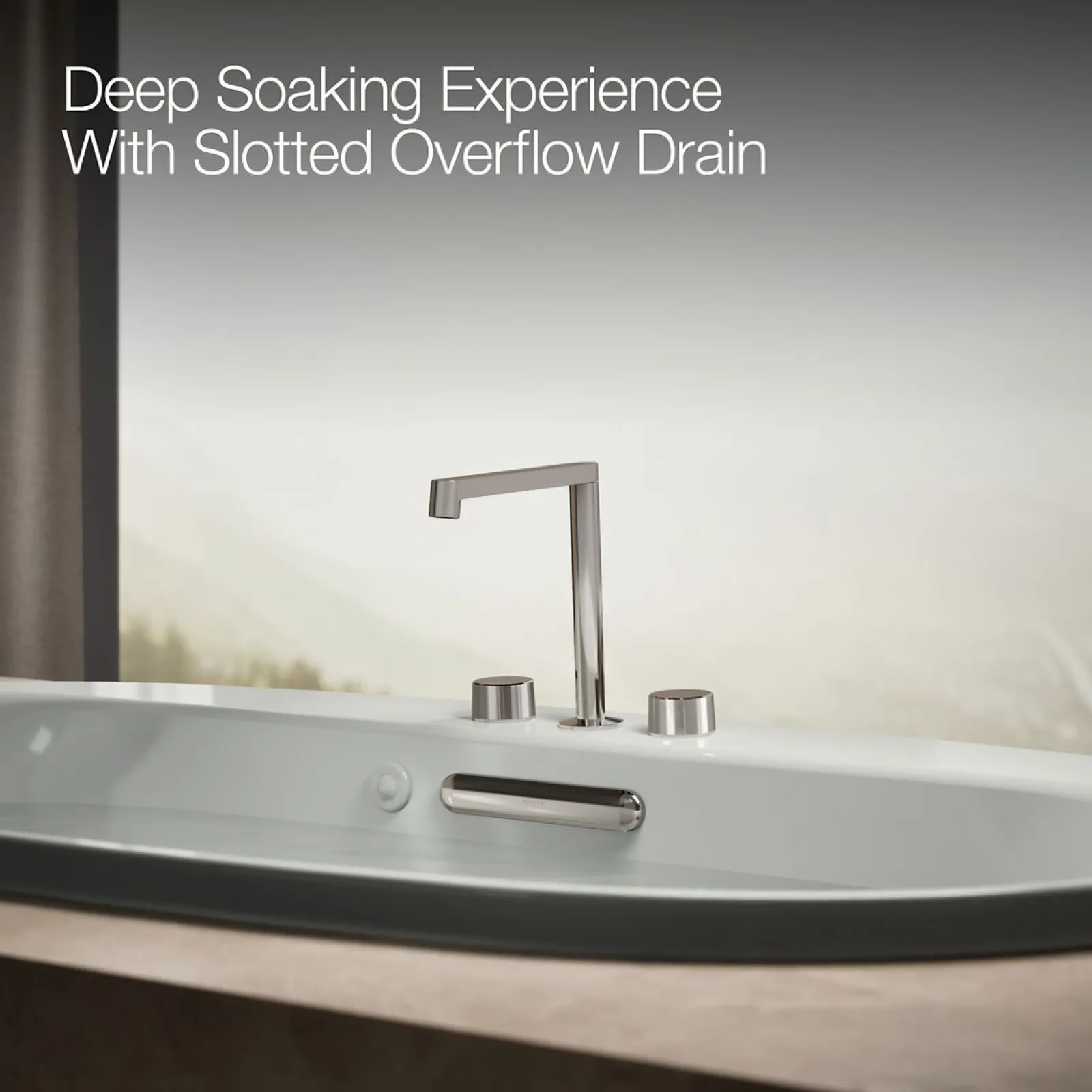 66" x 36" drop-in heated whirlpool bath^Kohler New