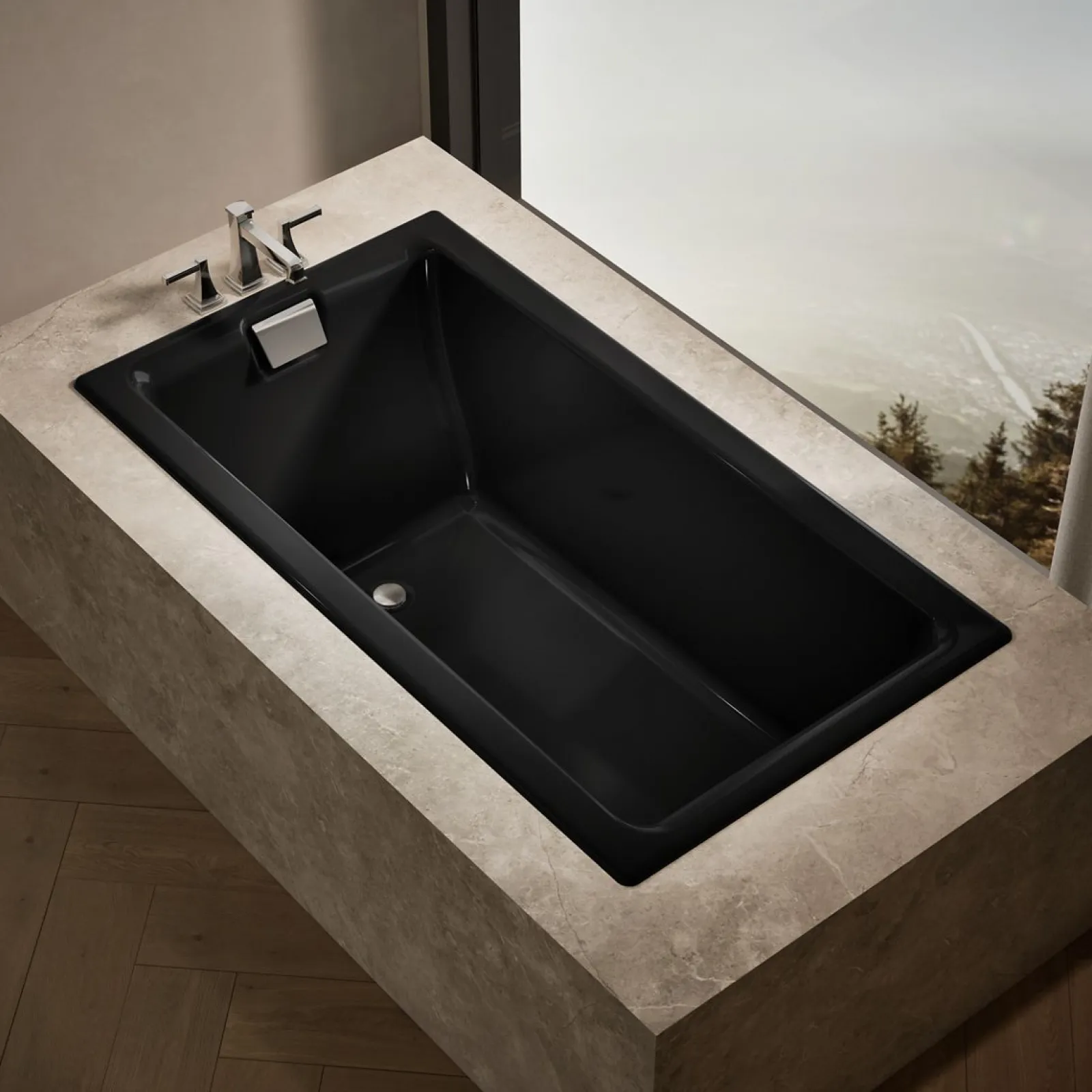 66" x 36" drop-in/undermount bath^Kohler