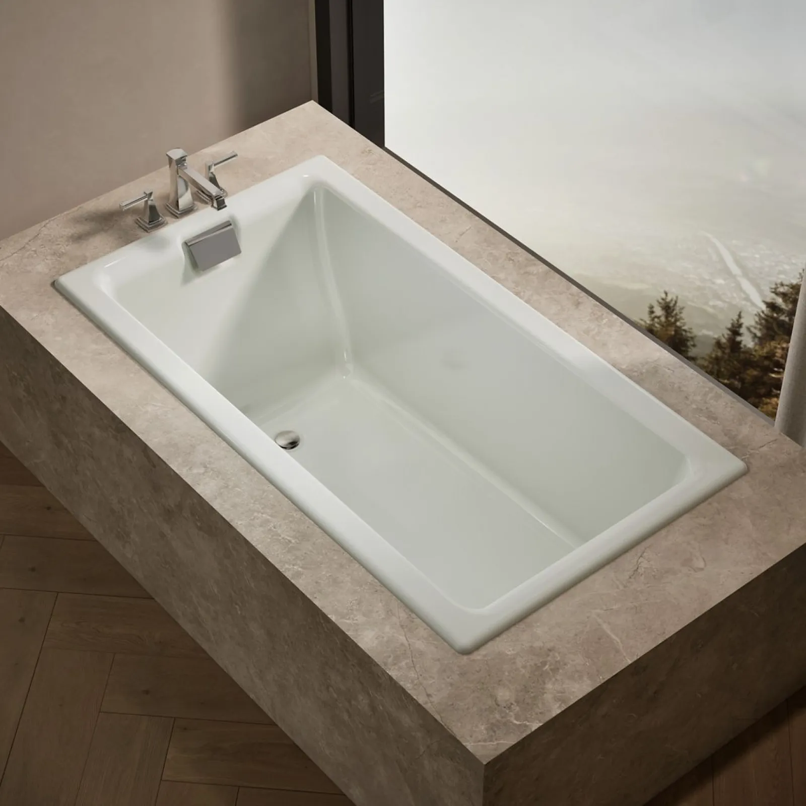 66" x 36" drop-in/undermount bath^Kohler