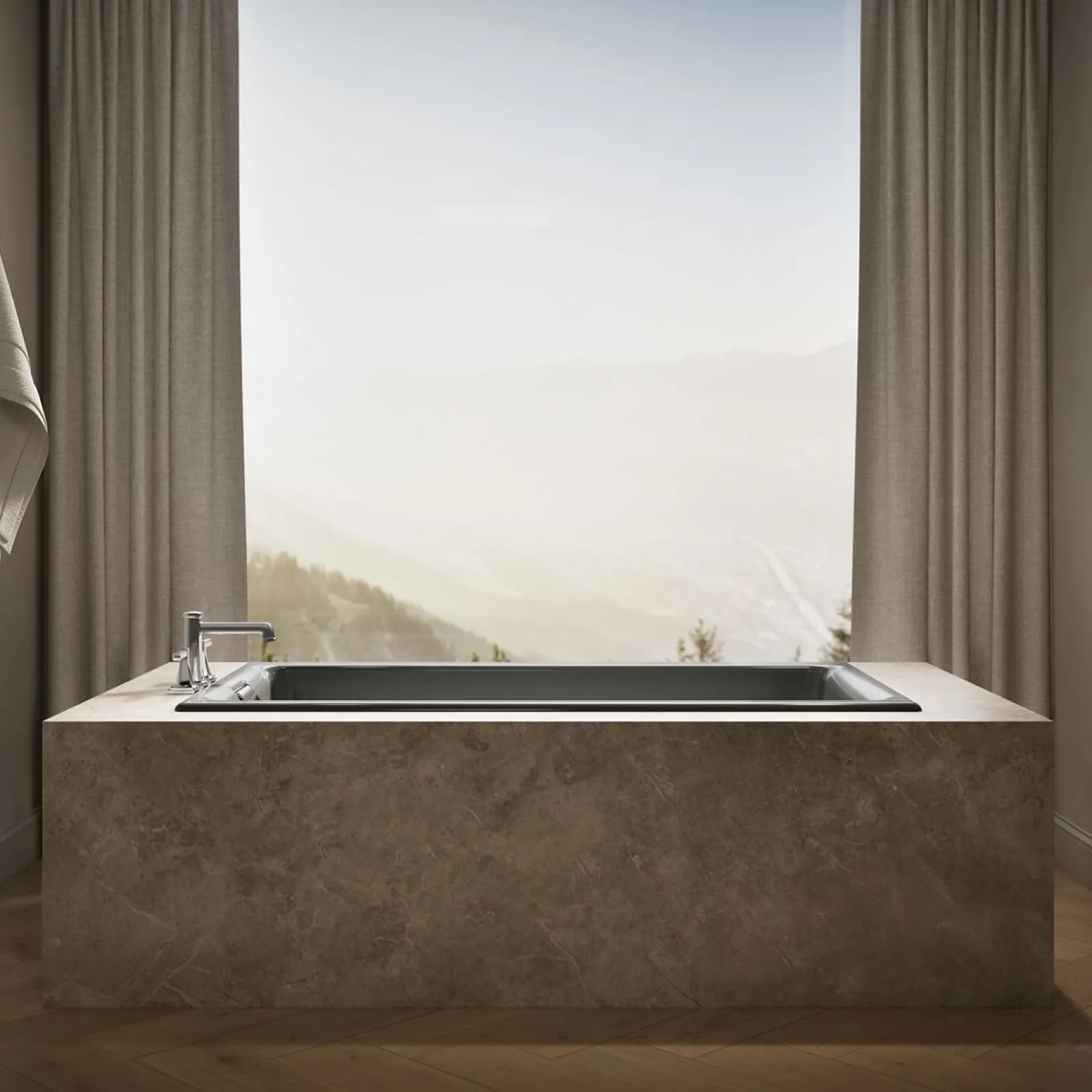 66" x 36" drop-in/undermount bath^Kohler