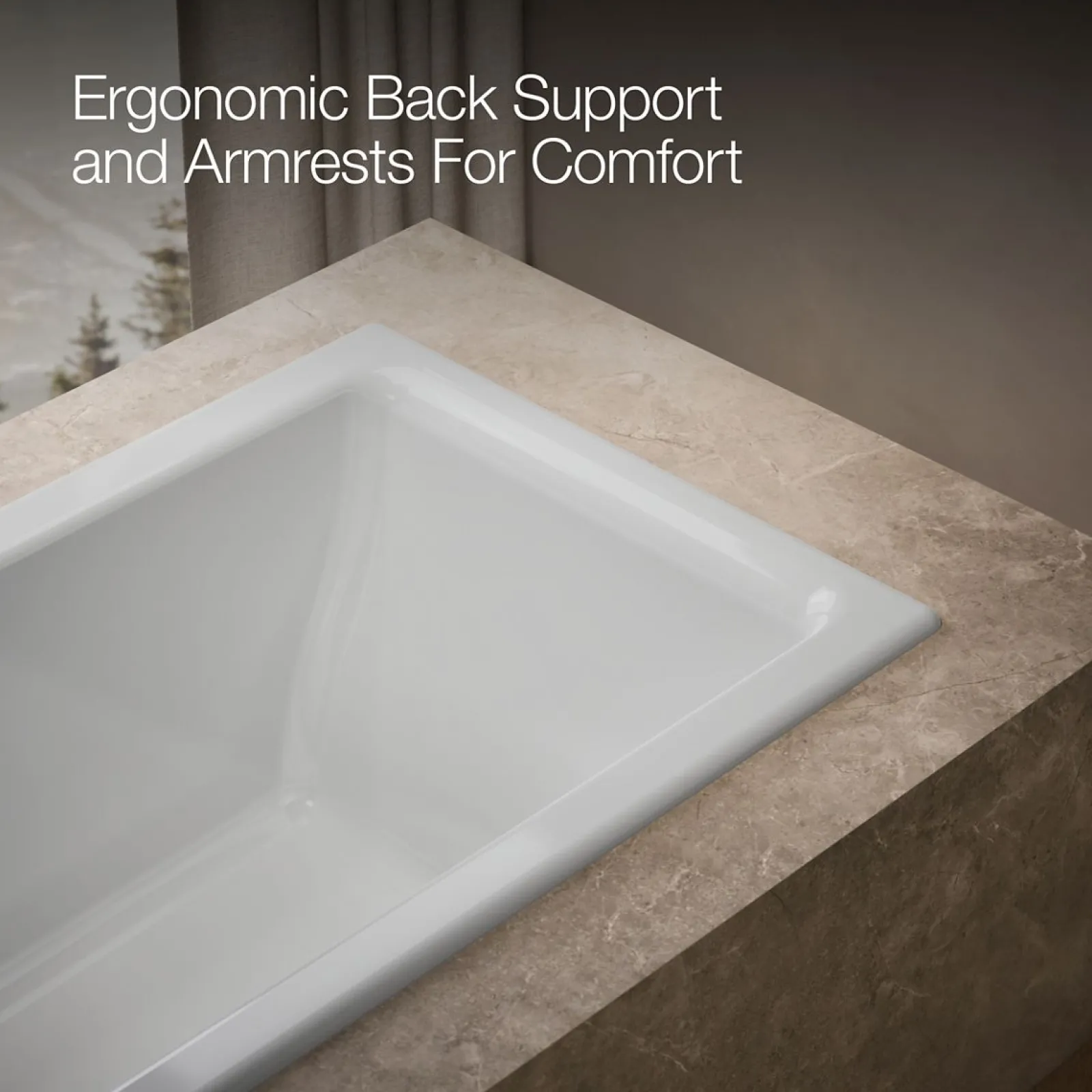 66" x 36" drop-in/undermount bath^Kohler