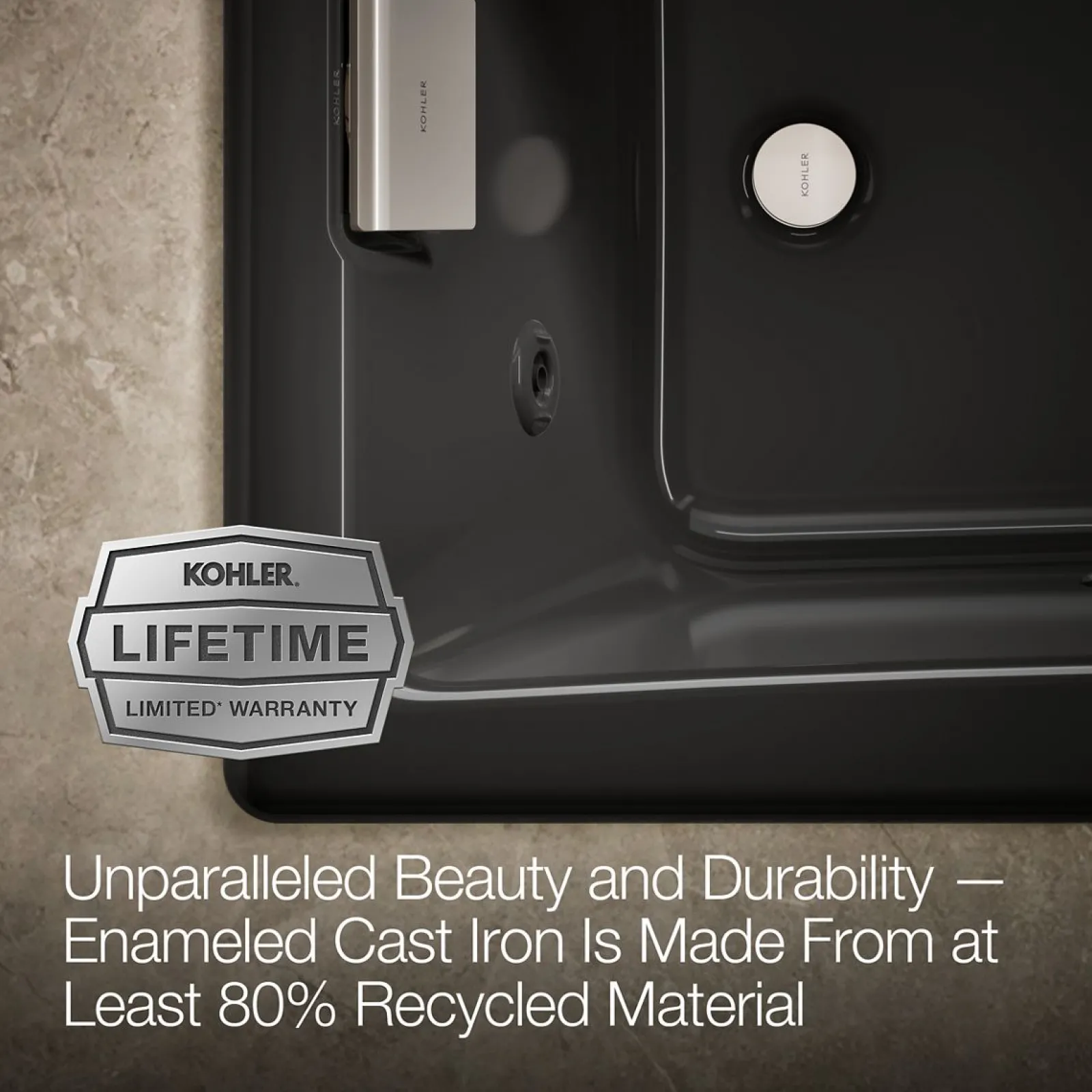 60" x 32" drop-in/undermount whirlpool bath^Kohler Online