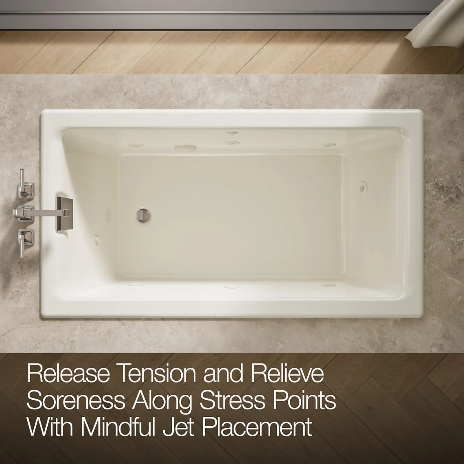 66" x 36" drop-in/undermount whirlpool bath^Kohler Sale