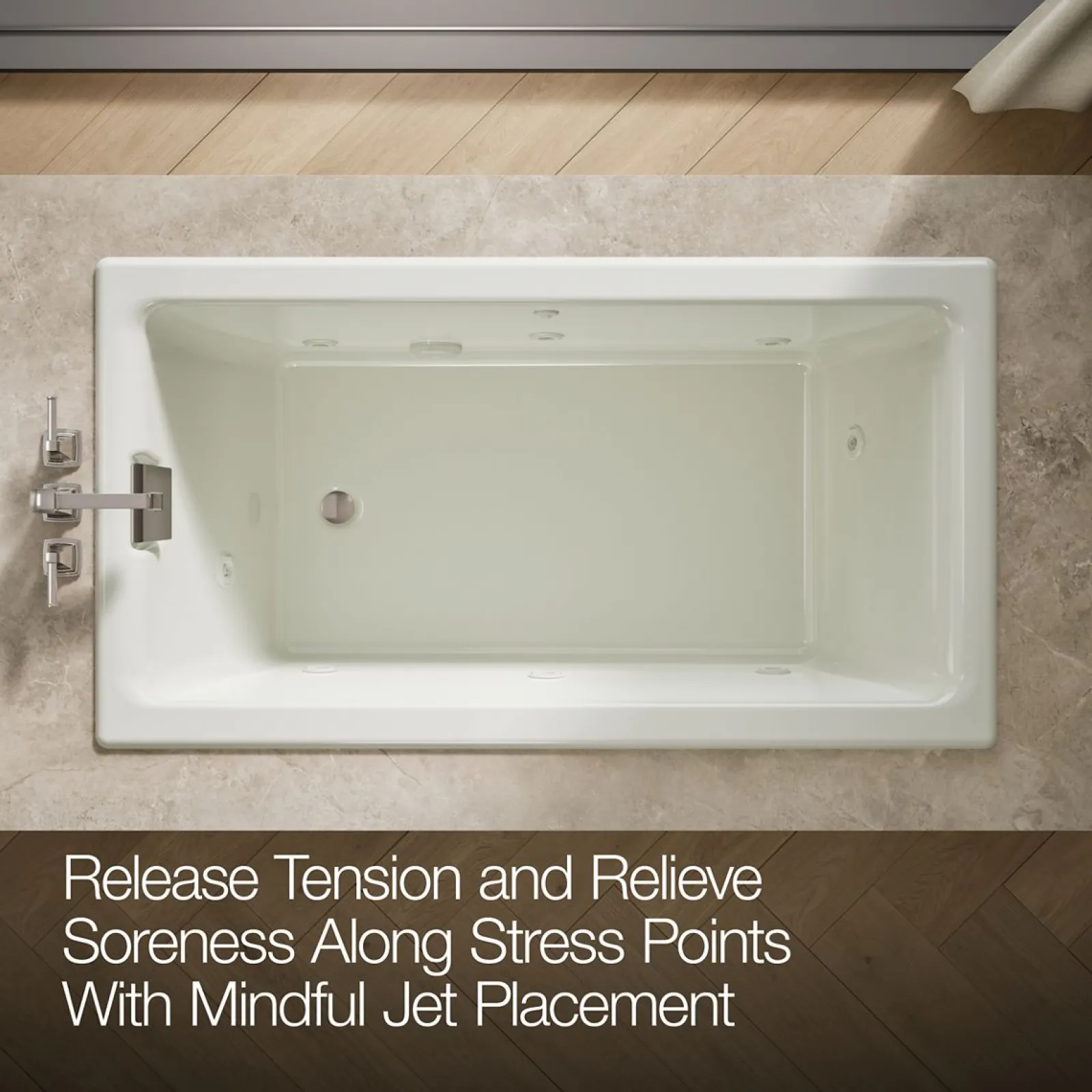 66" x 36" drop-in/undermount whirlpool bath^Kohler Sale