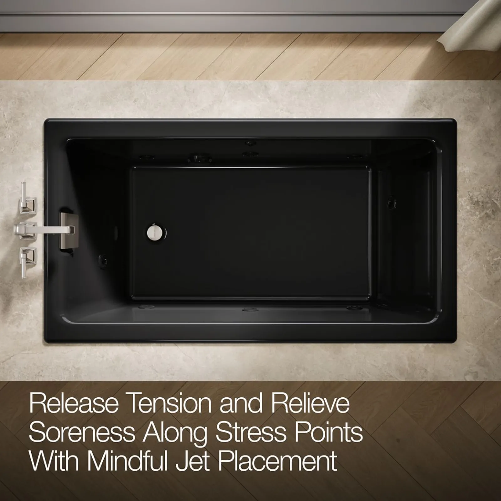 66" x 36" drop-in/undermount whirlpool bath^Kohler Online