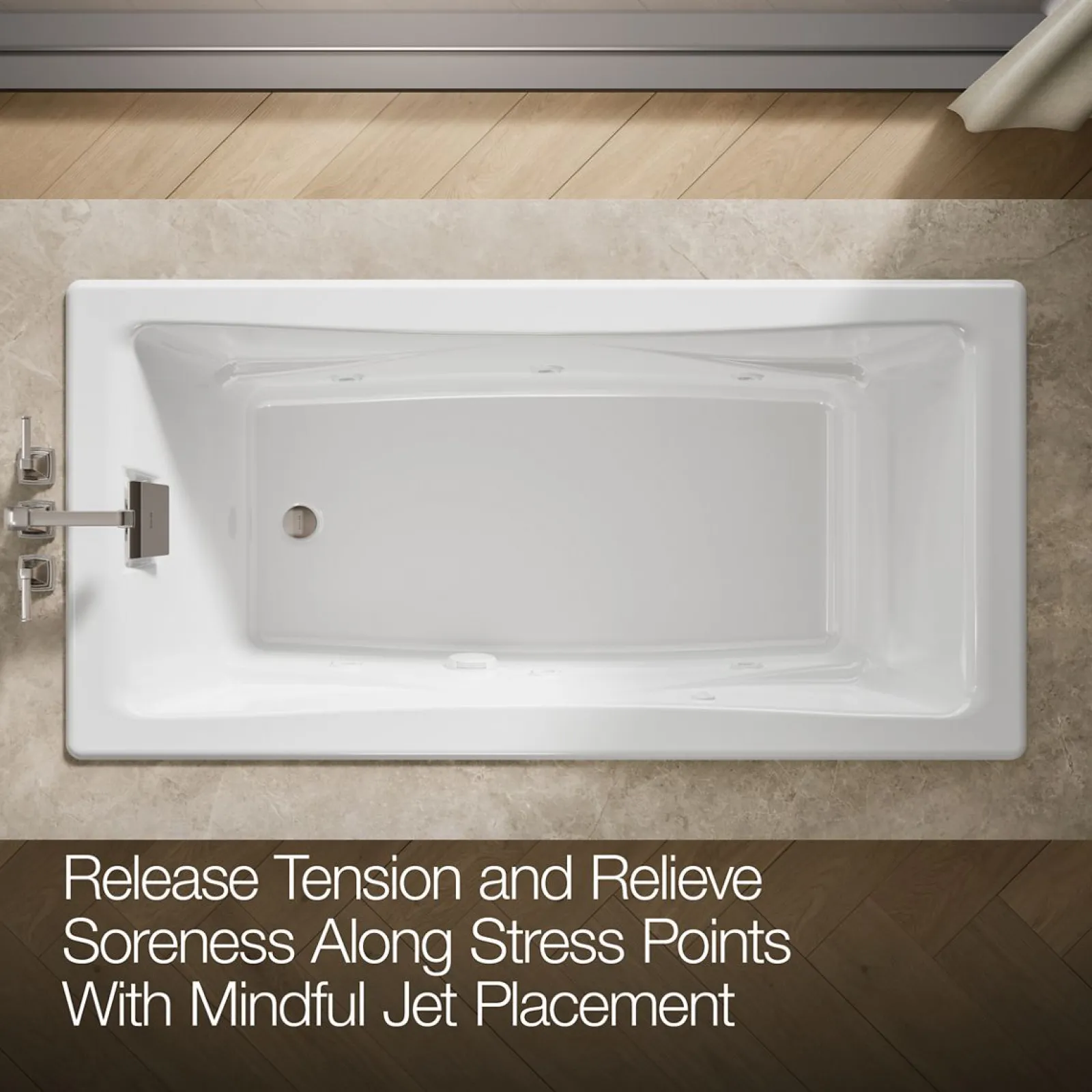 71-3/4" x 36" drop-in/undermount whirlpool bath^Kohler Discount