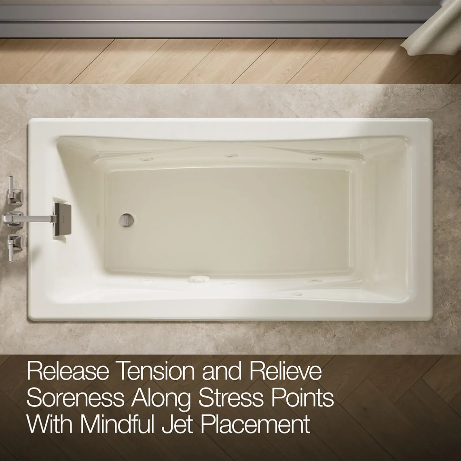 71-3/4" x 36" drop-in/undermount whirlpool bath^Kohler Discount
