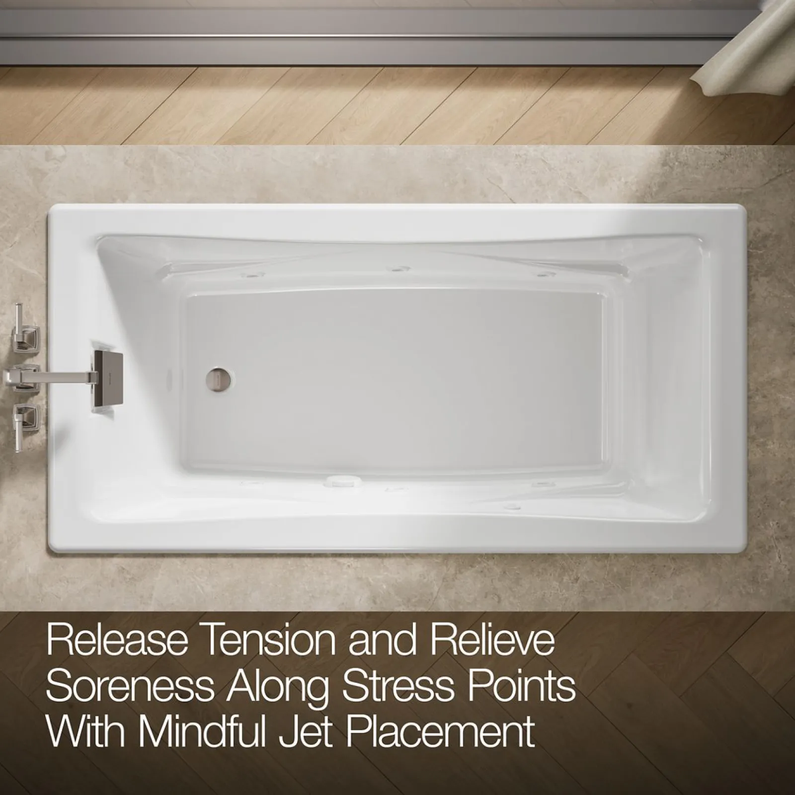 71-3/4" x 36" drop-in/undermount whirlpool bath^Kohler Online