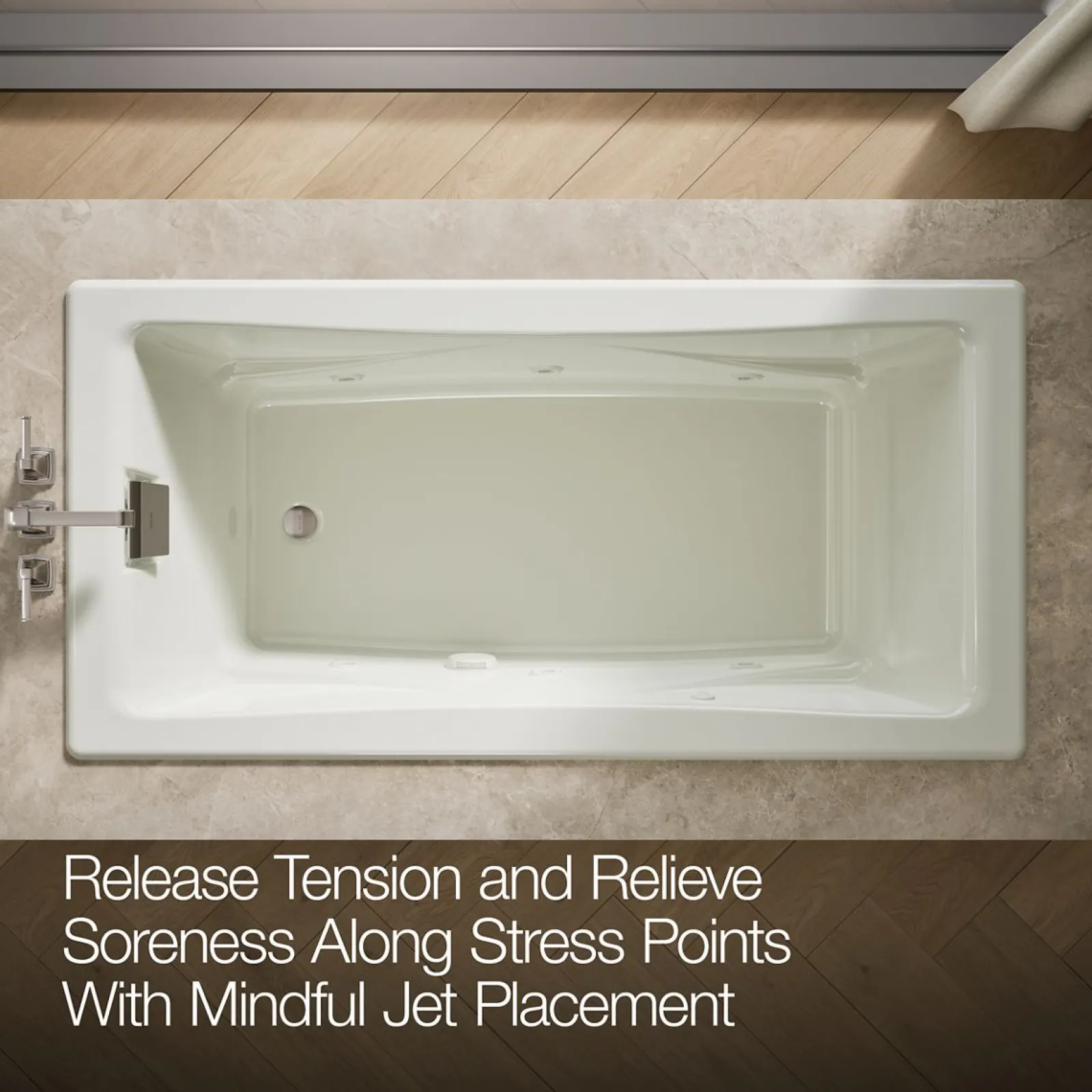 71-3/4" x 36" drop-in/undermount whirlpool bath^Kohler Online