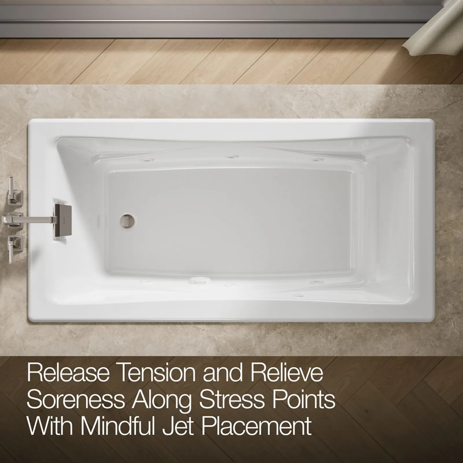 71-3/4" x 36" drop-in/undermount whirlpool bath^Kohler Clearance