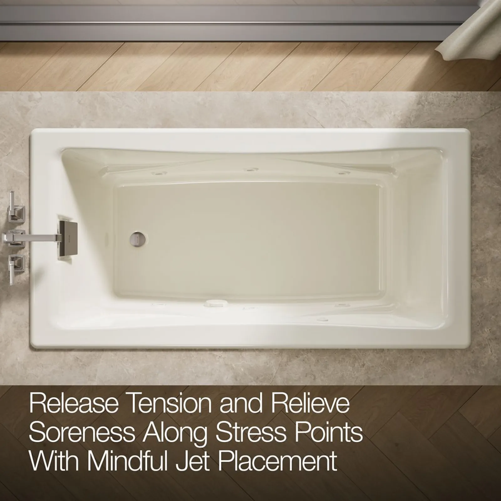 71-3/4" x 36" drop-in/undermount whirlpool bath^Kohler Clearance