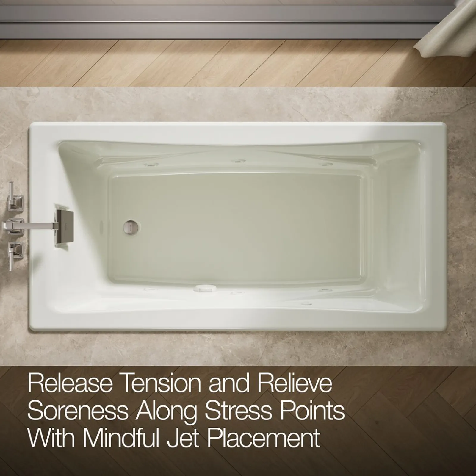 71-3/4" x 36" drop-in/undermount whirlpool bath^Kohler Clearance