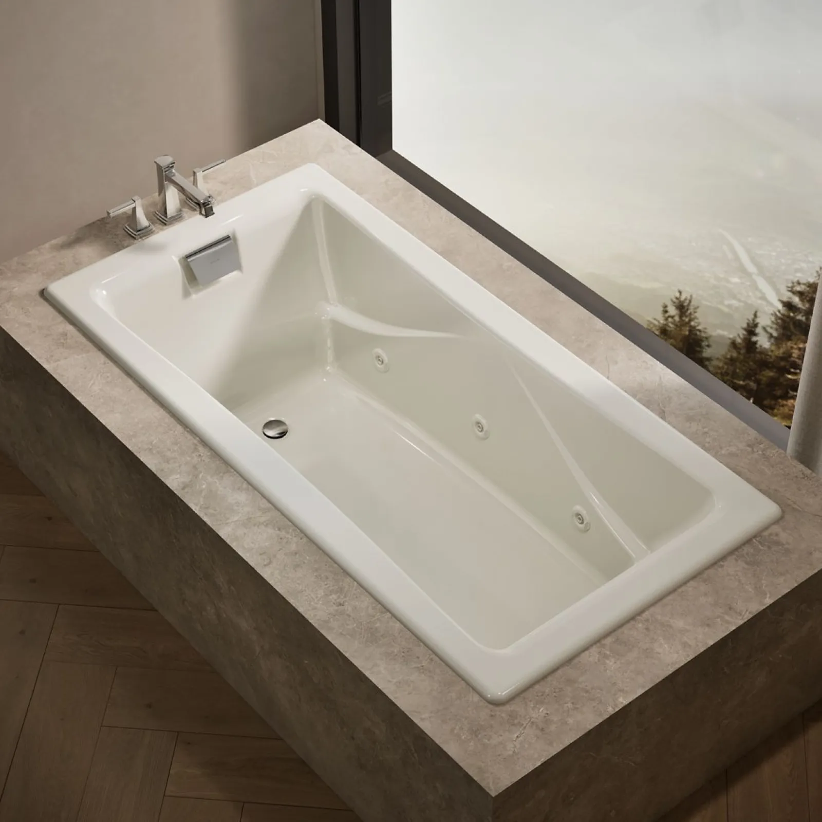 71-3/4" x 36" drop-in/undermount whirlpool bath^Kohler