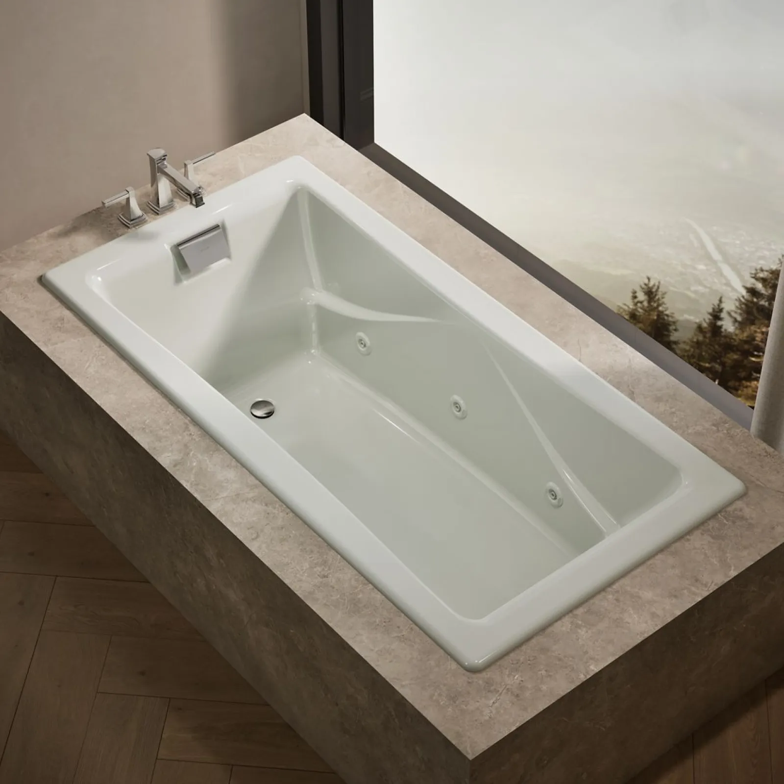 71-3/4" x 36" drop-in/undermount whirlpool bath^Kohler