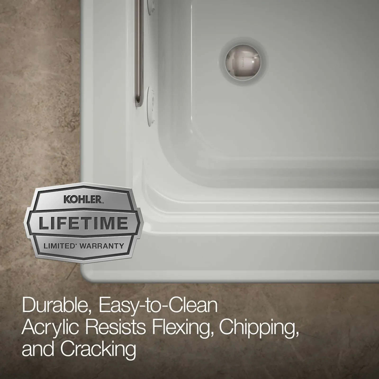 66" x 32" drop-in whirlpool^Kohler Sale