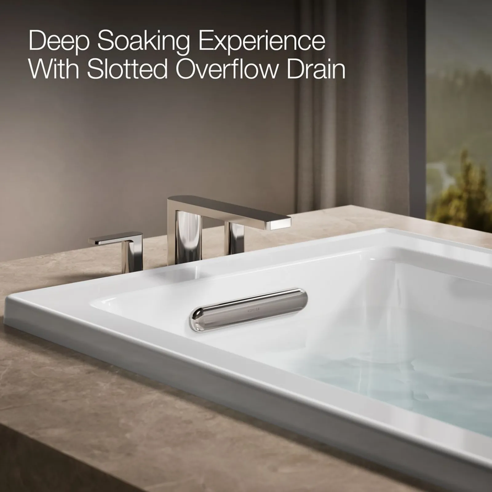 60" x 30" drop-in whirlpool bath^Kohler New