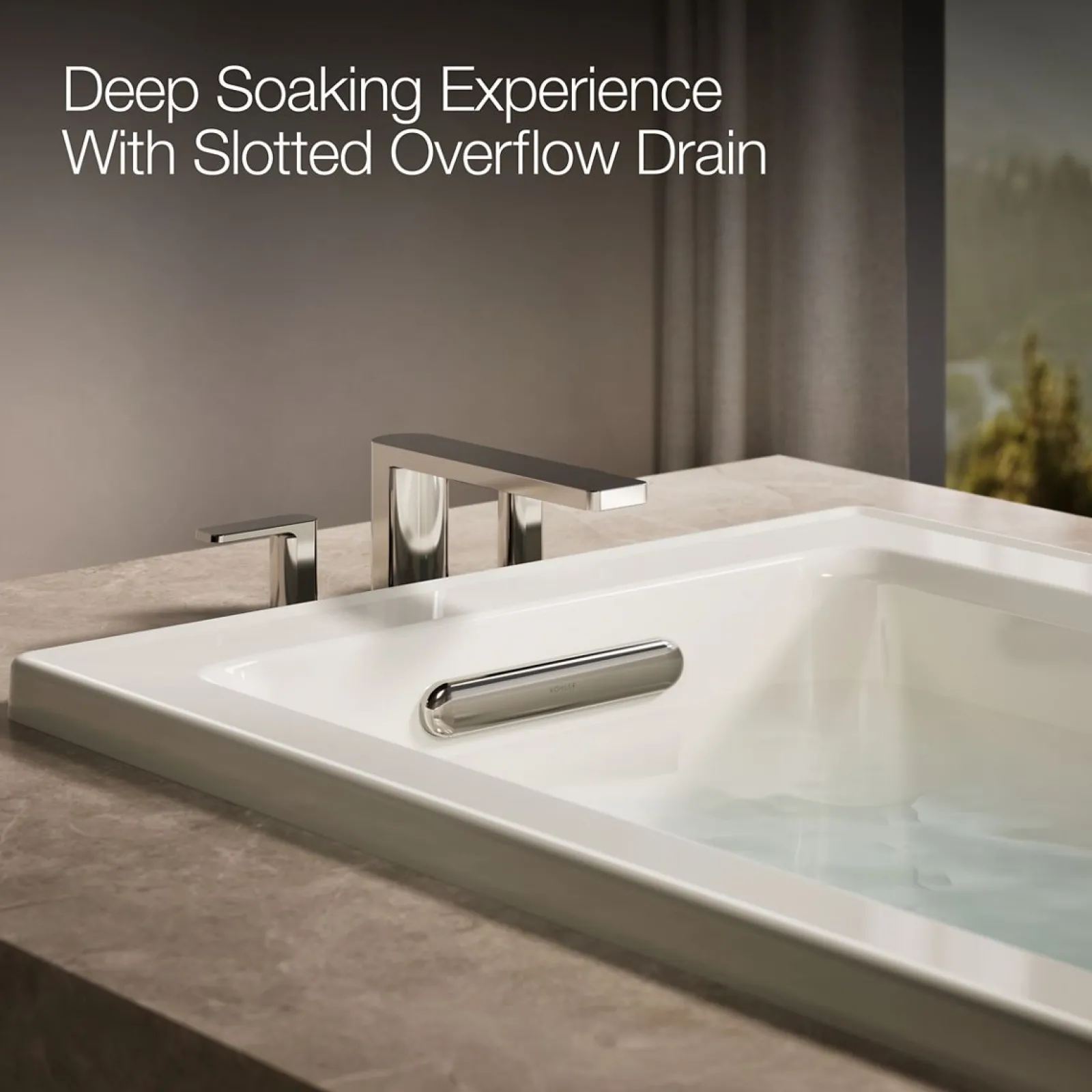 60" x 30" drop-in whirlpool bath^Kohler New