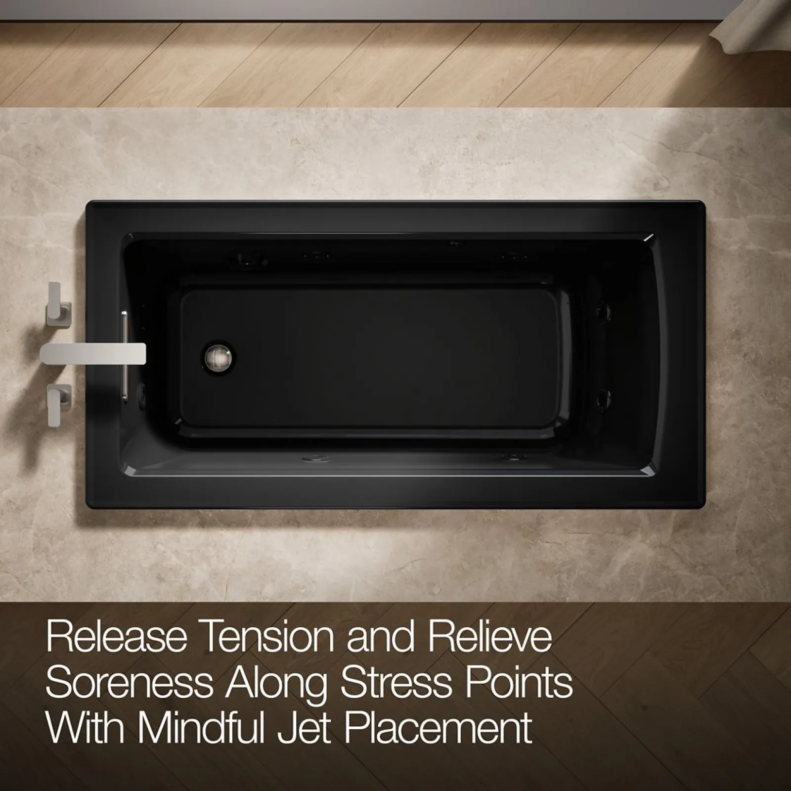 60" x 30" drop-in whirlpool bath^Kohler New