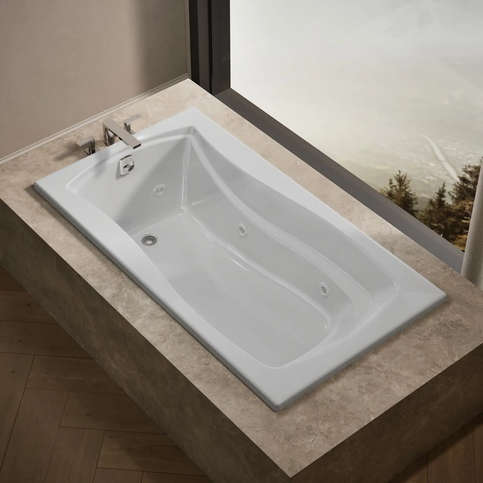 66" x 36" drop-in whirlpool bath^Kohler Clearance