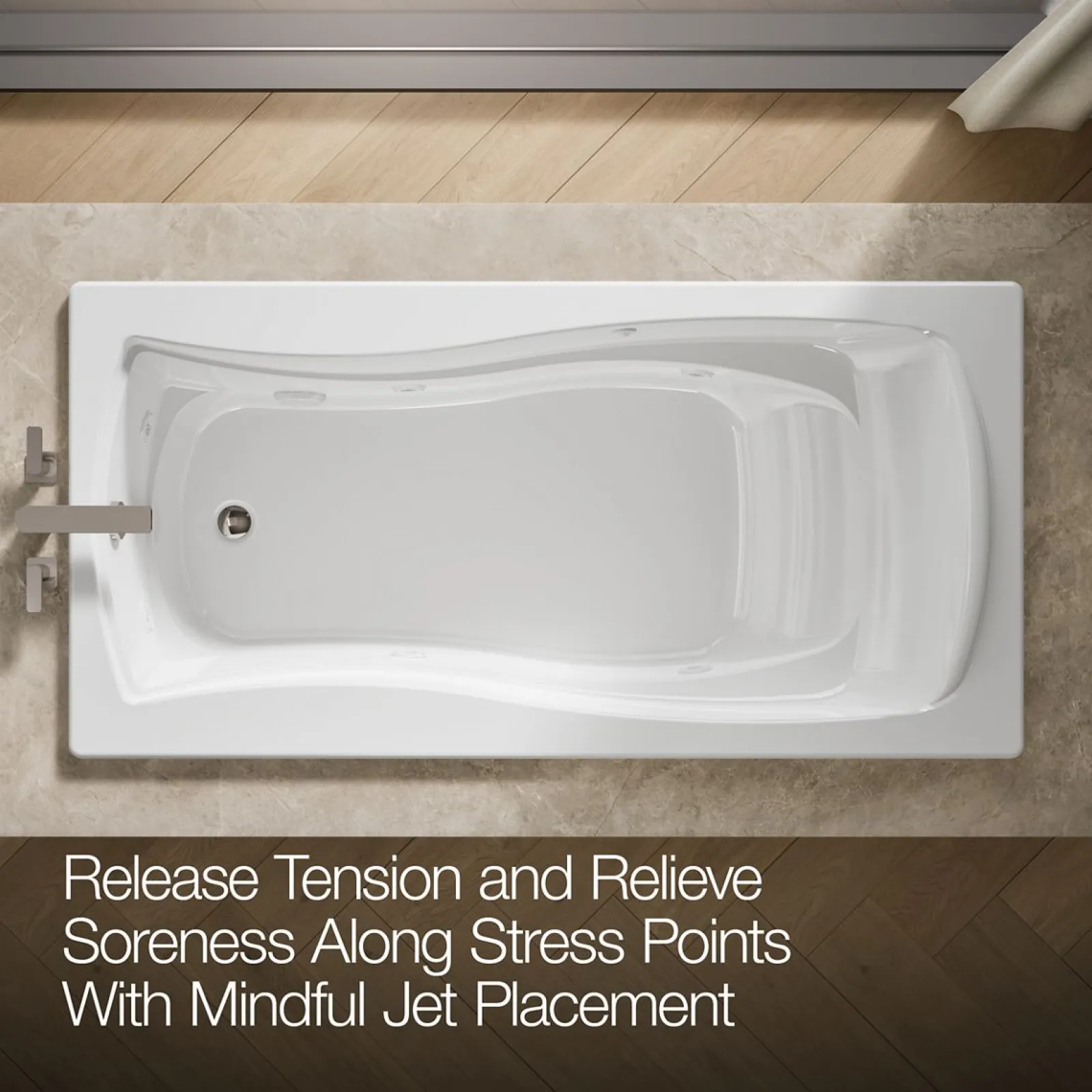 72" x 36" drop-in whirlpool bath^Kohler Clearance