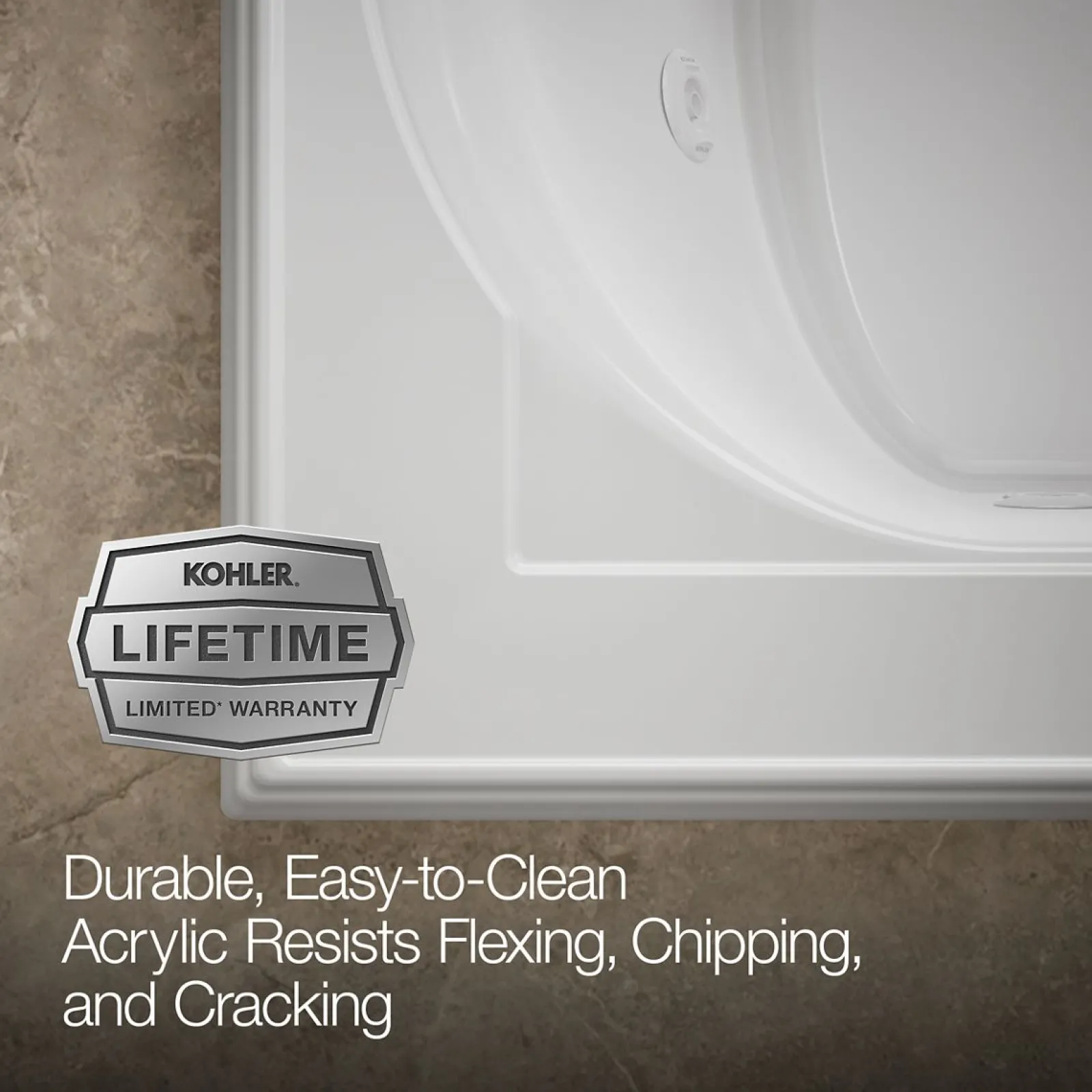 72" x 42" drop-in whirlpool bath^Kohler Best