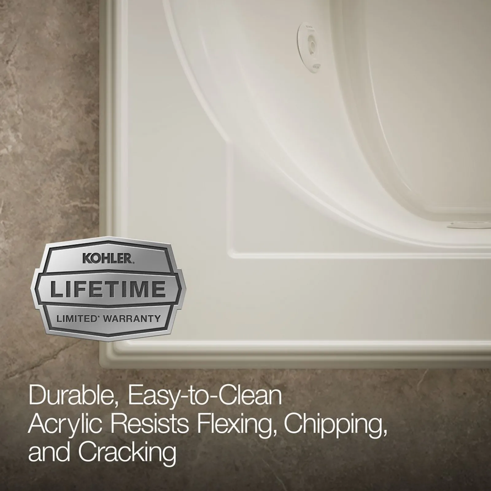 72" x 42" drop-in whirlpool bath^Kohler Best