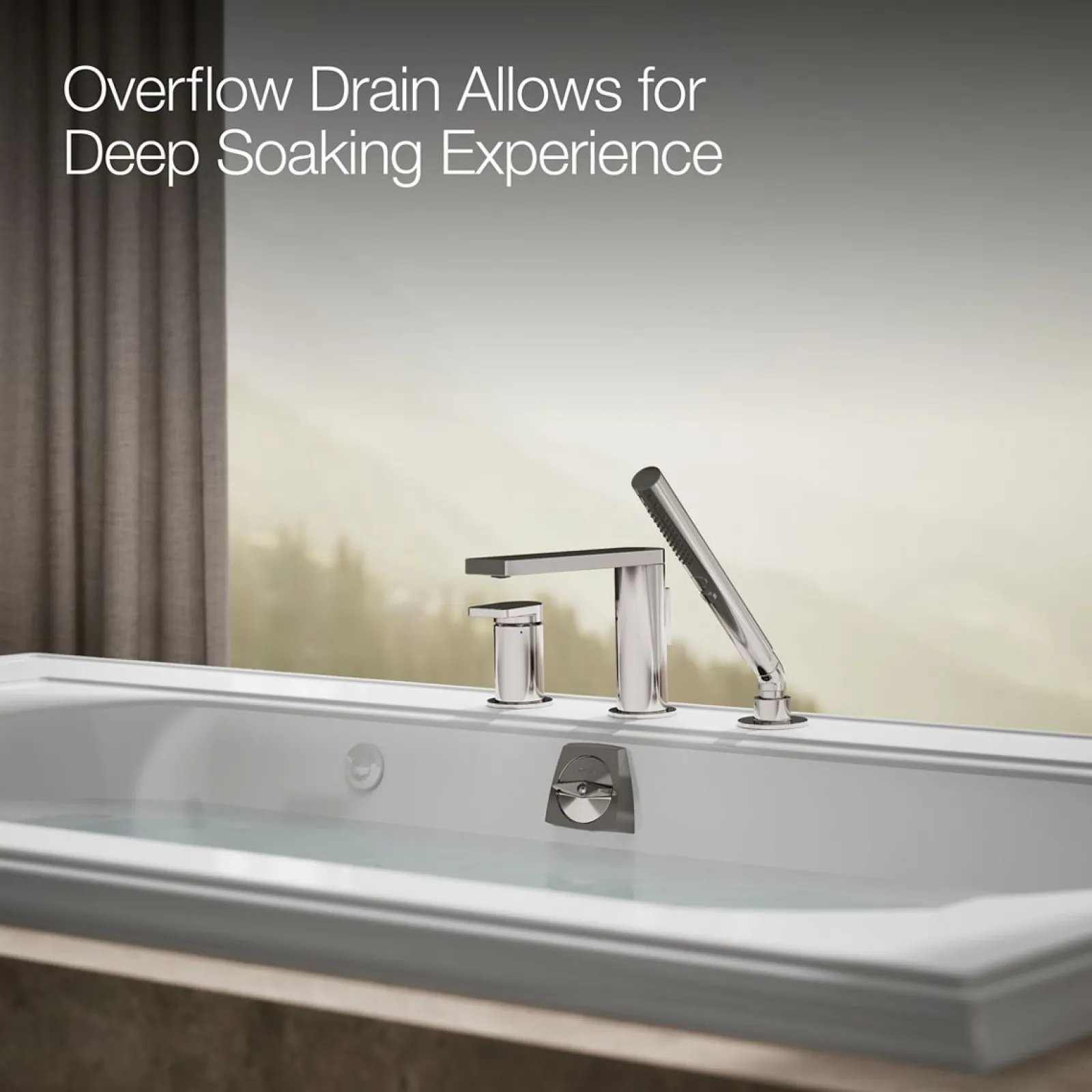 72" x 42" drop-in whirlpool bath^Kohler Best