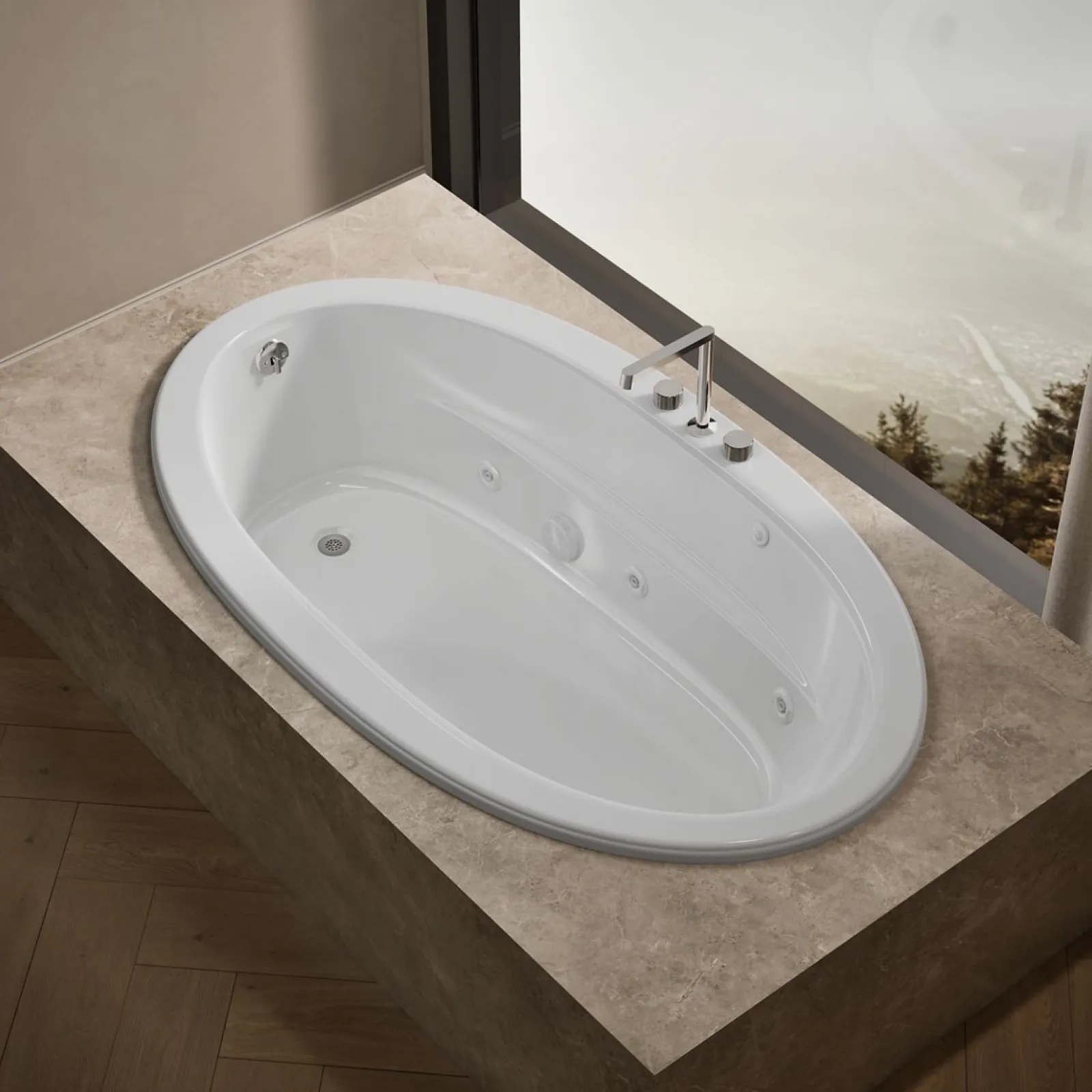 72" x 42" drop-in whirlpool bath^Kohler Discount