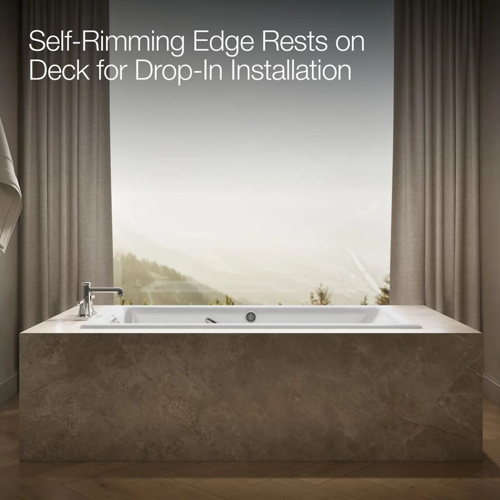 66" x 36" drop-in whirlpool bath^Kohler Outlet