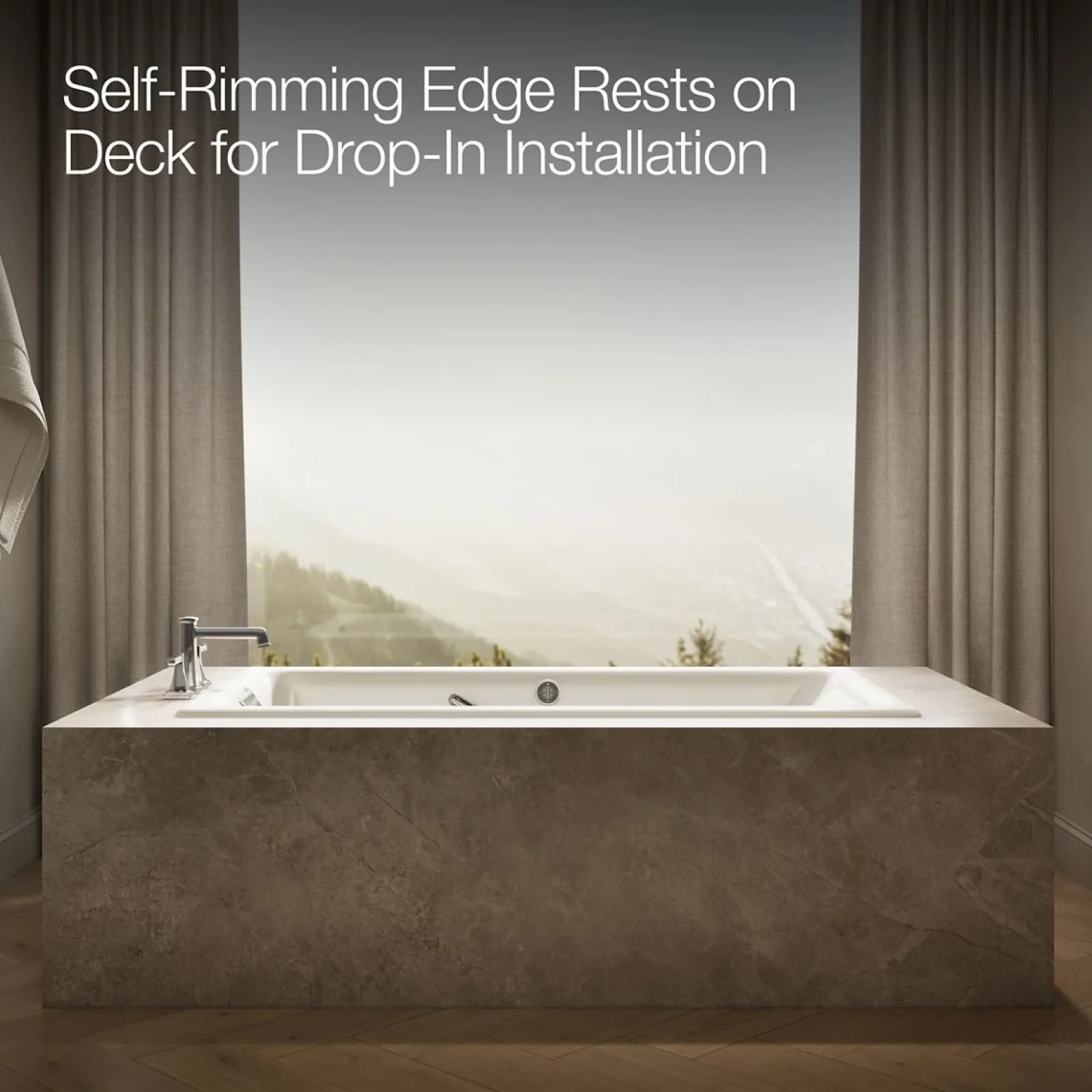66" x 36" drop-in whirlpool bath^Kohler Outlet